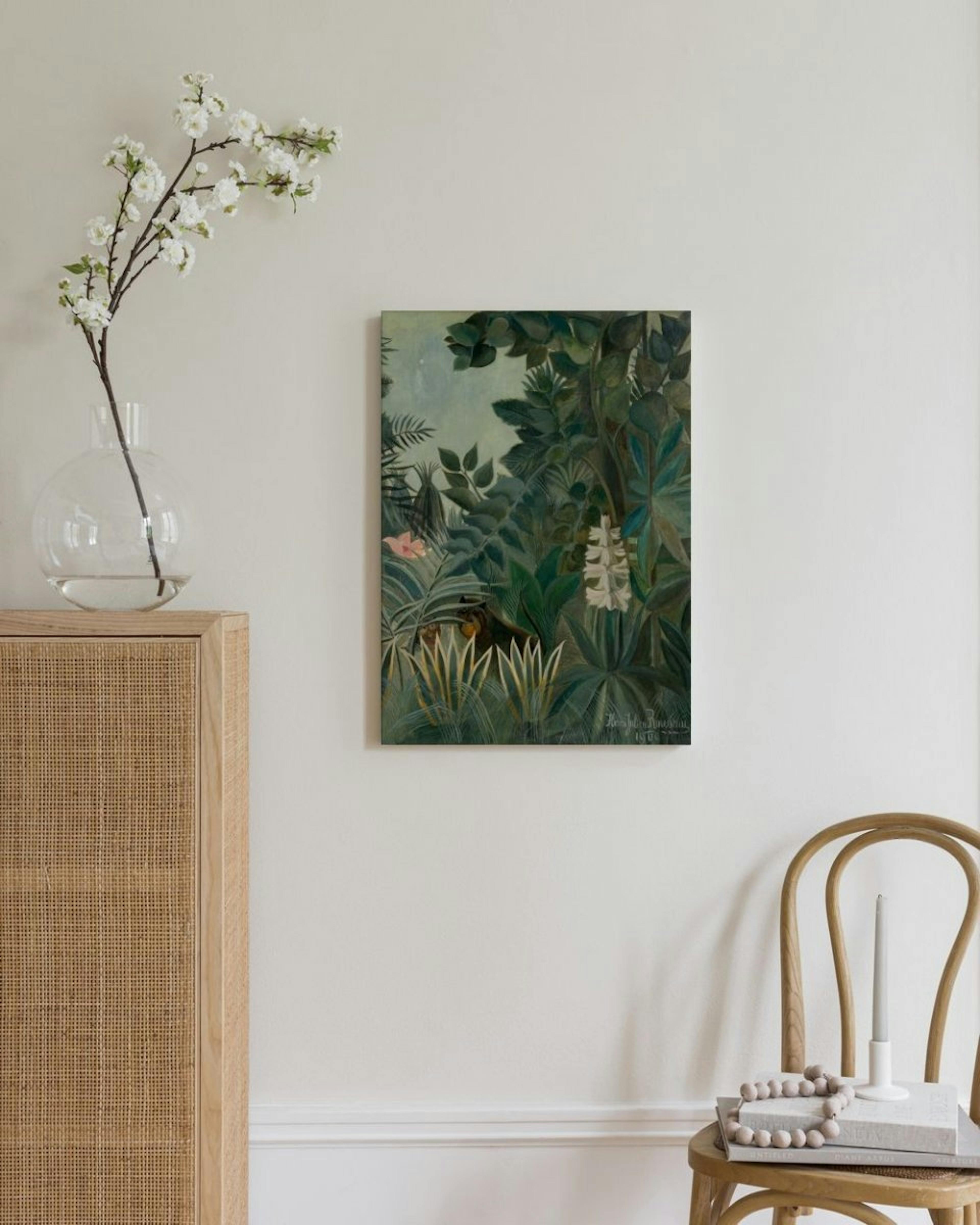 Rousseau - The Equatorial Jungle Obraz na plátně thumbnail
