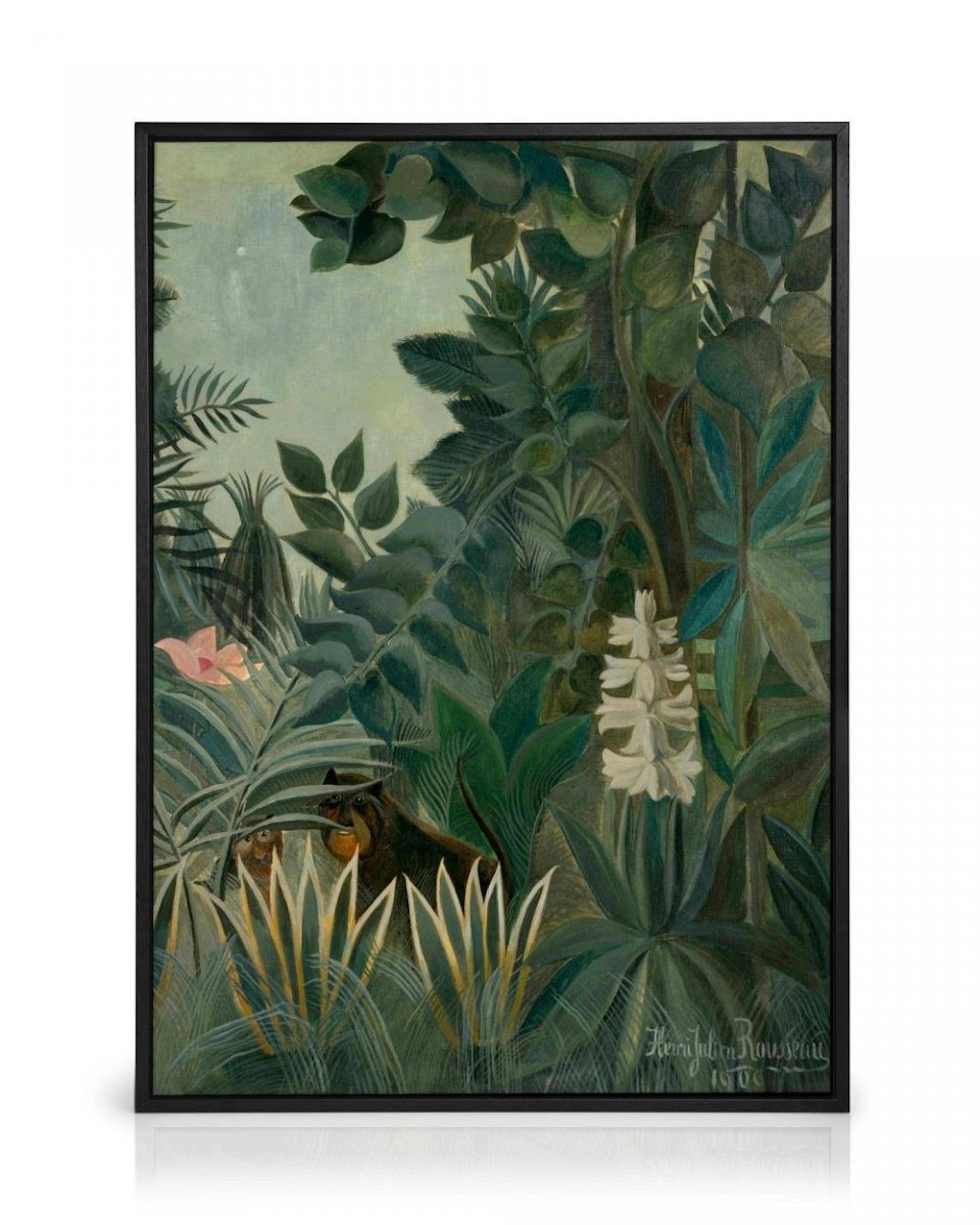 Rousseau - The Equatorial Jungle Canvastavla thumbnail