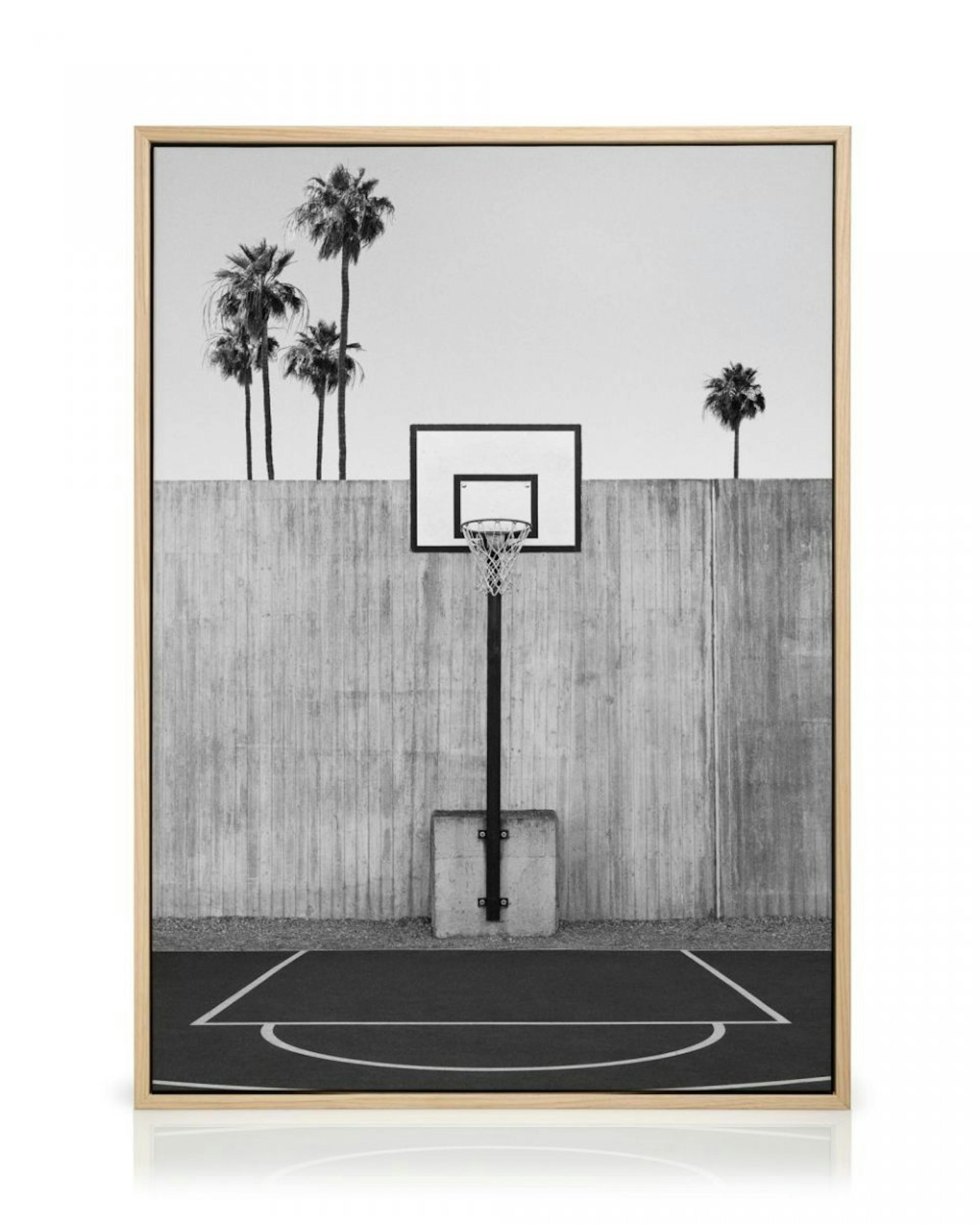California Basketball Court Obraz na plátně thumbnail