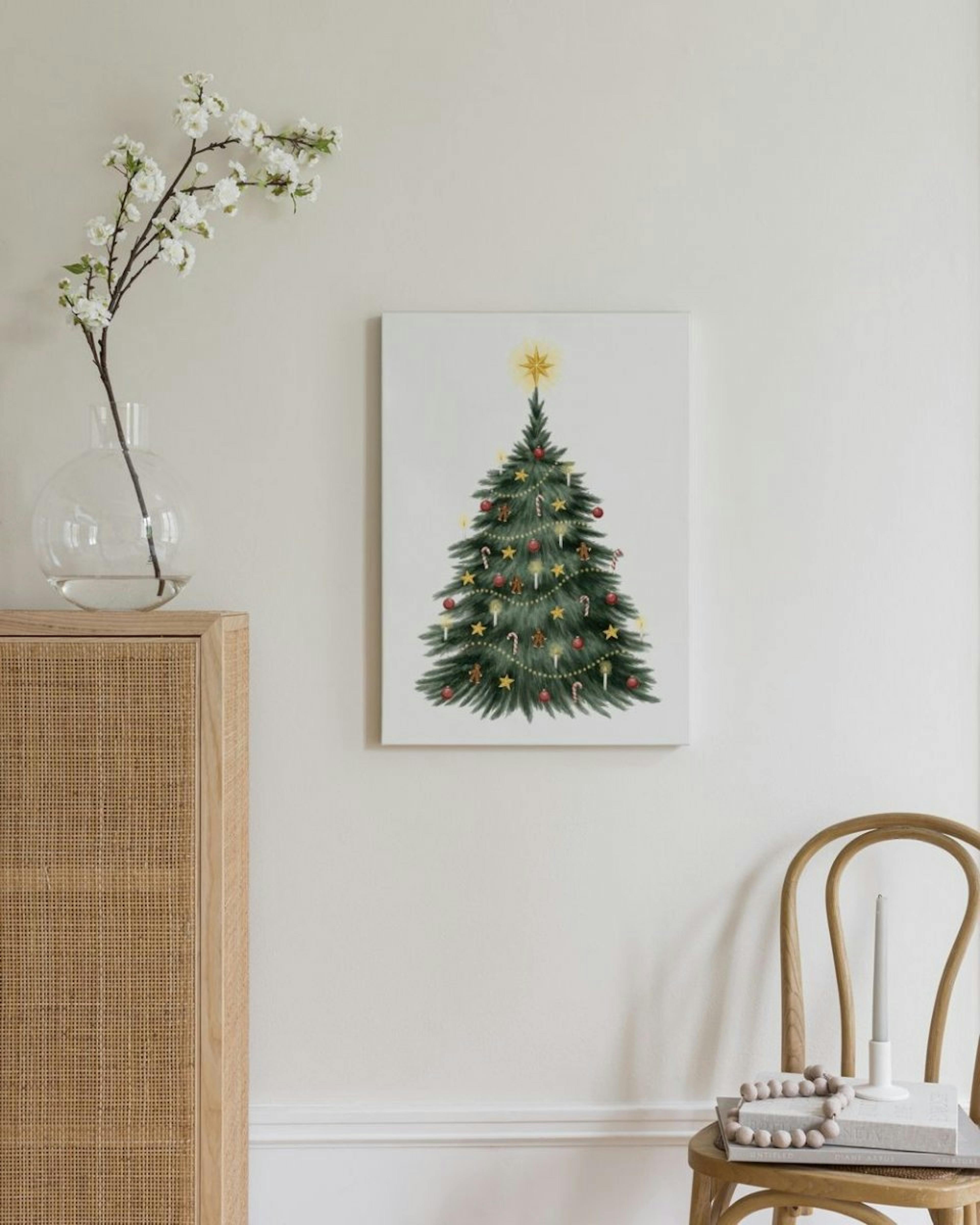 Christmas Tree Obraz na plátně thumbnail