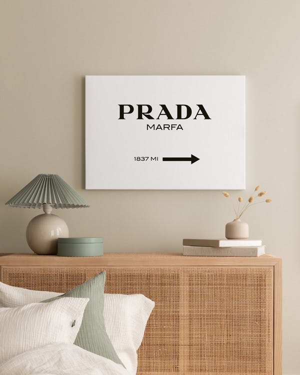Canvas Prints - Prada Canvas print (30x40 cm) - Poster Store