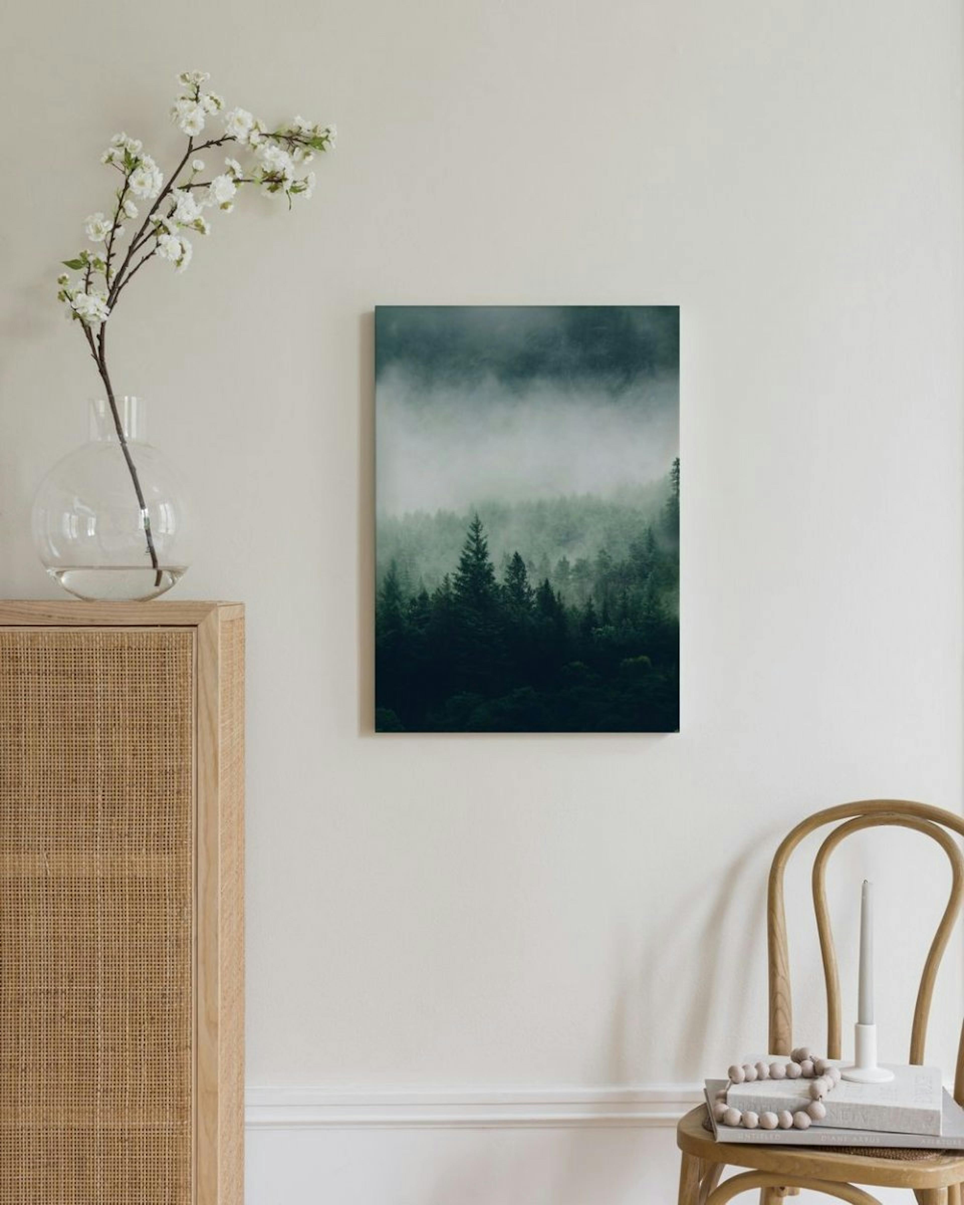 Tree Top Fog Canvas thumbnail