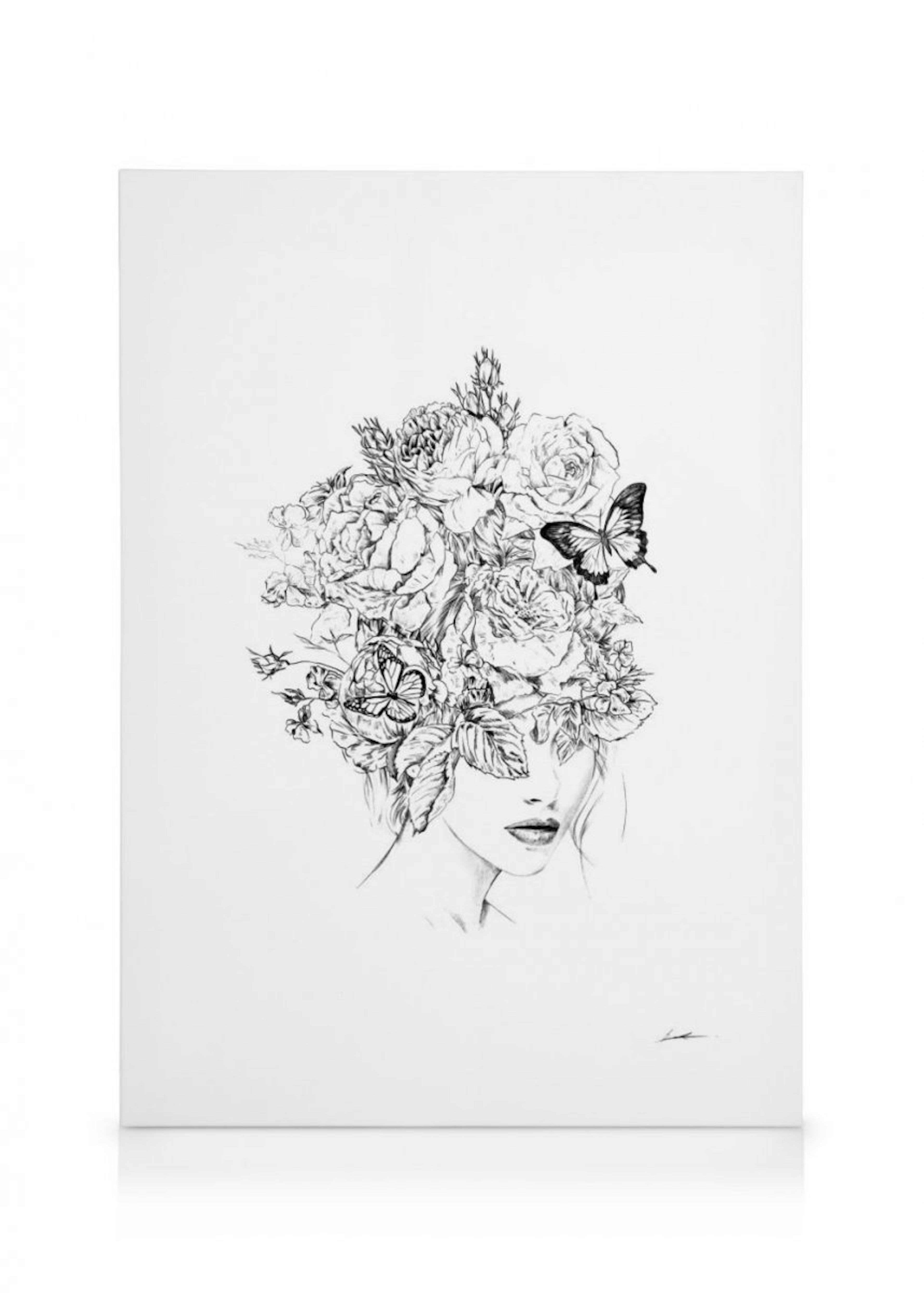 Flower Head Canvas Print 0