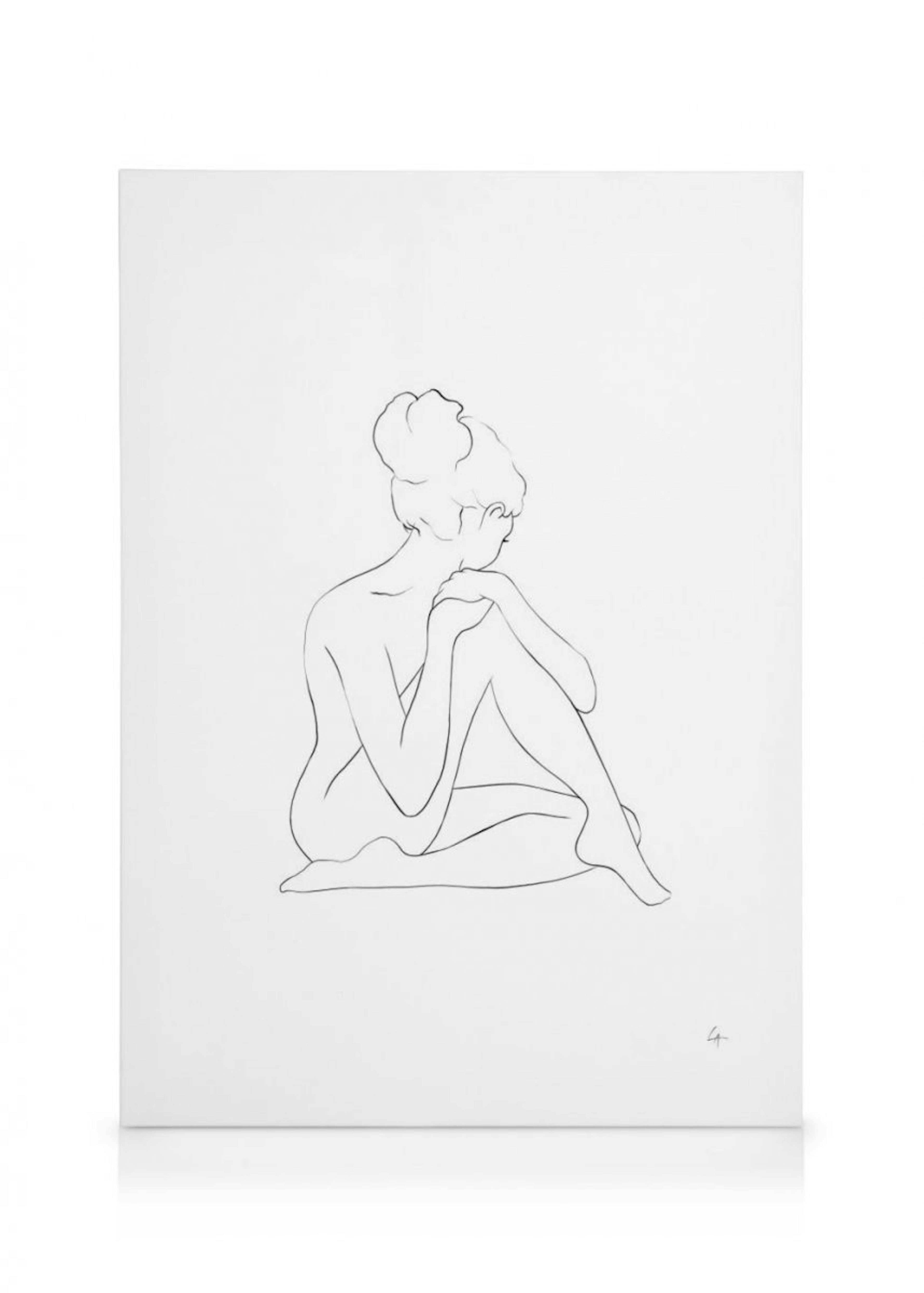 Nude Sketch Canvas Print 0