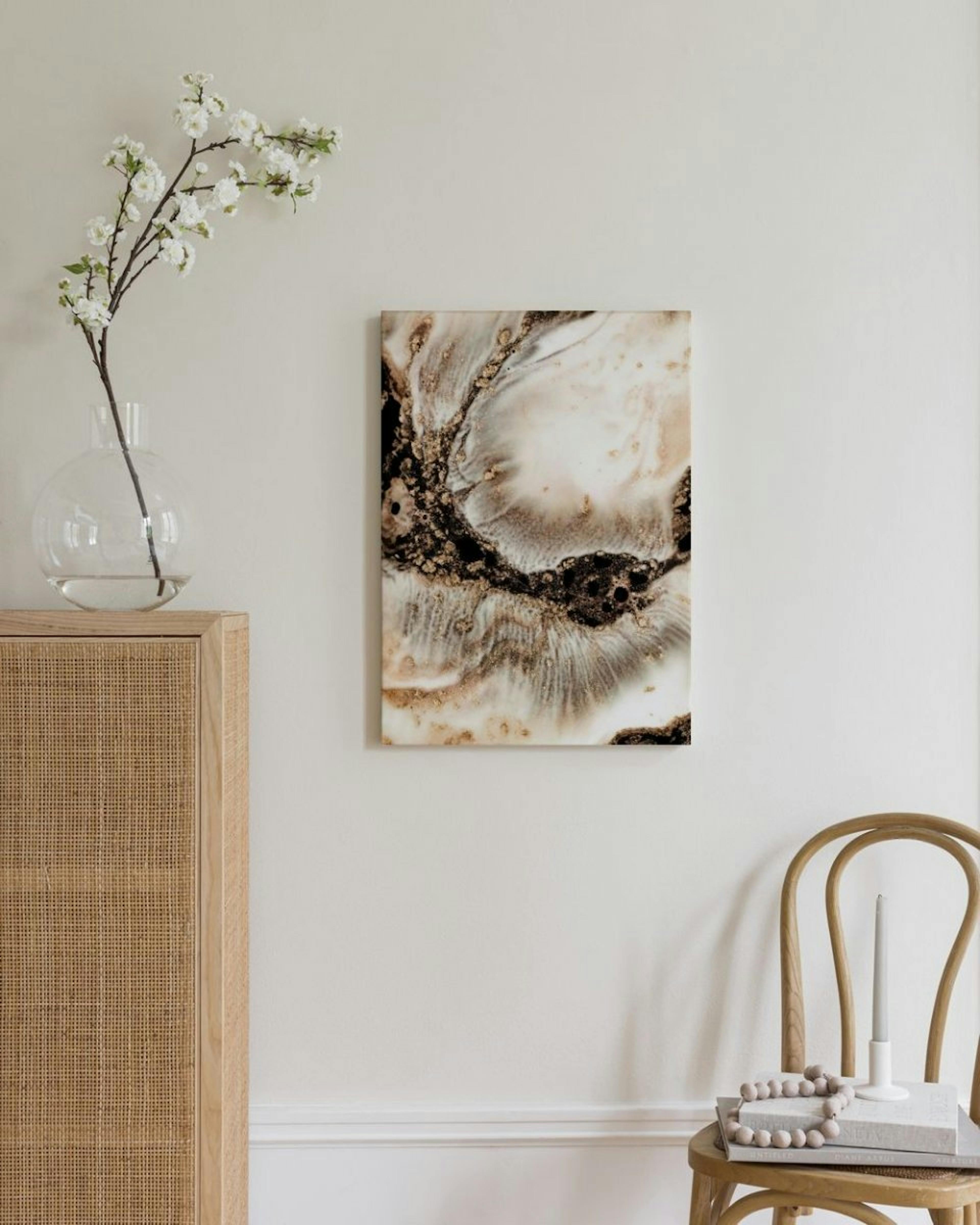 Gold Vein Canvas Print thumbnail