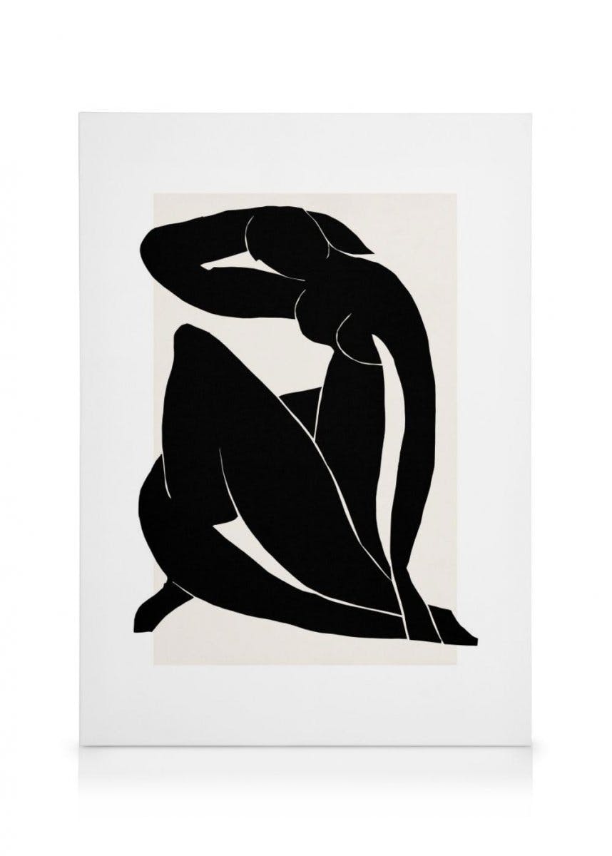 Abstract Silhouette No1 Canvas Print (30x40 cm) - Poster Store