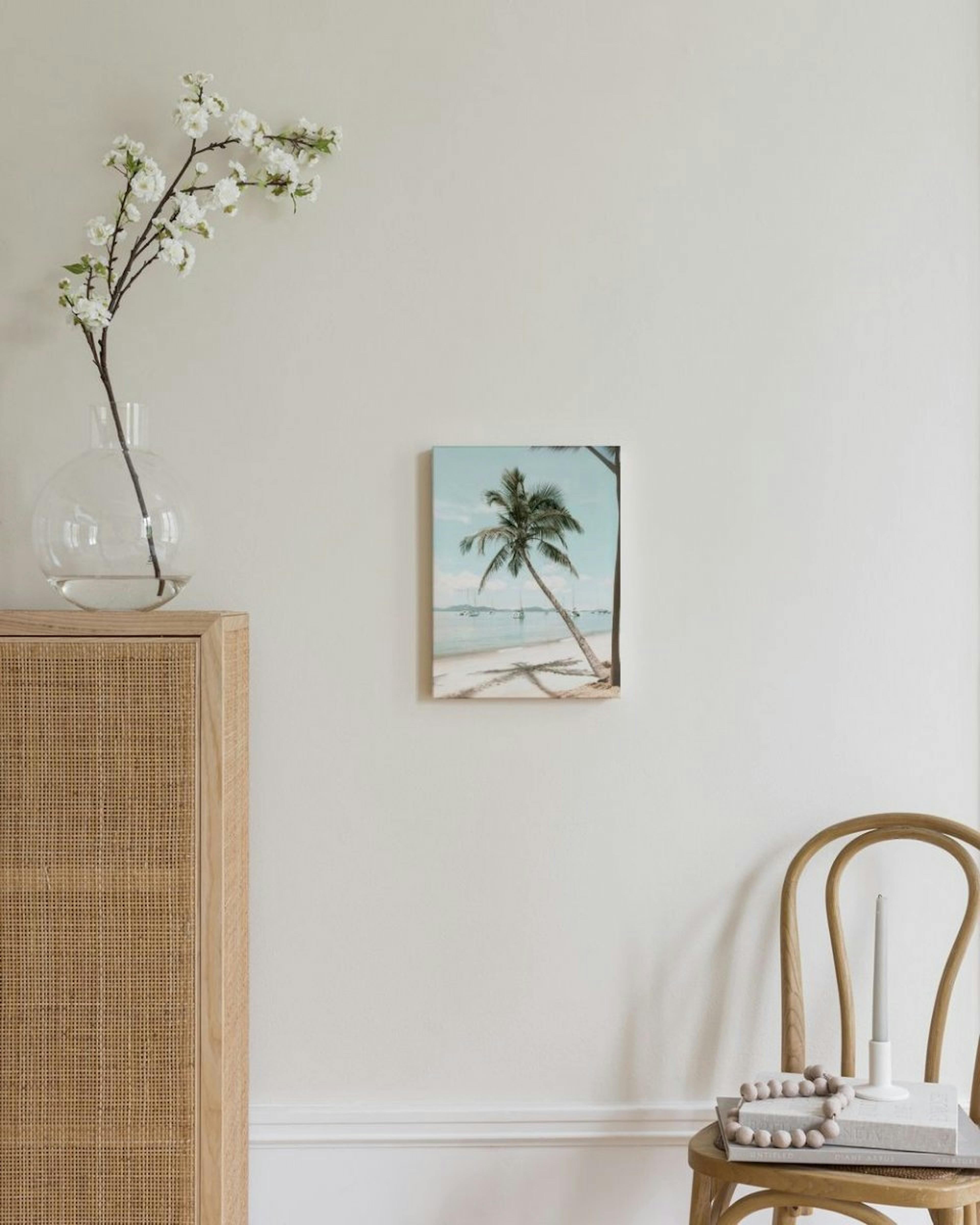 Caribbean Palm Tree Canvas thumbnail