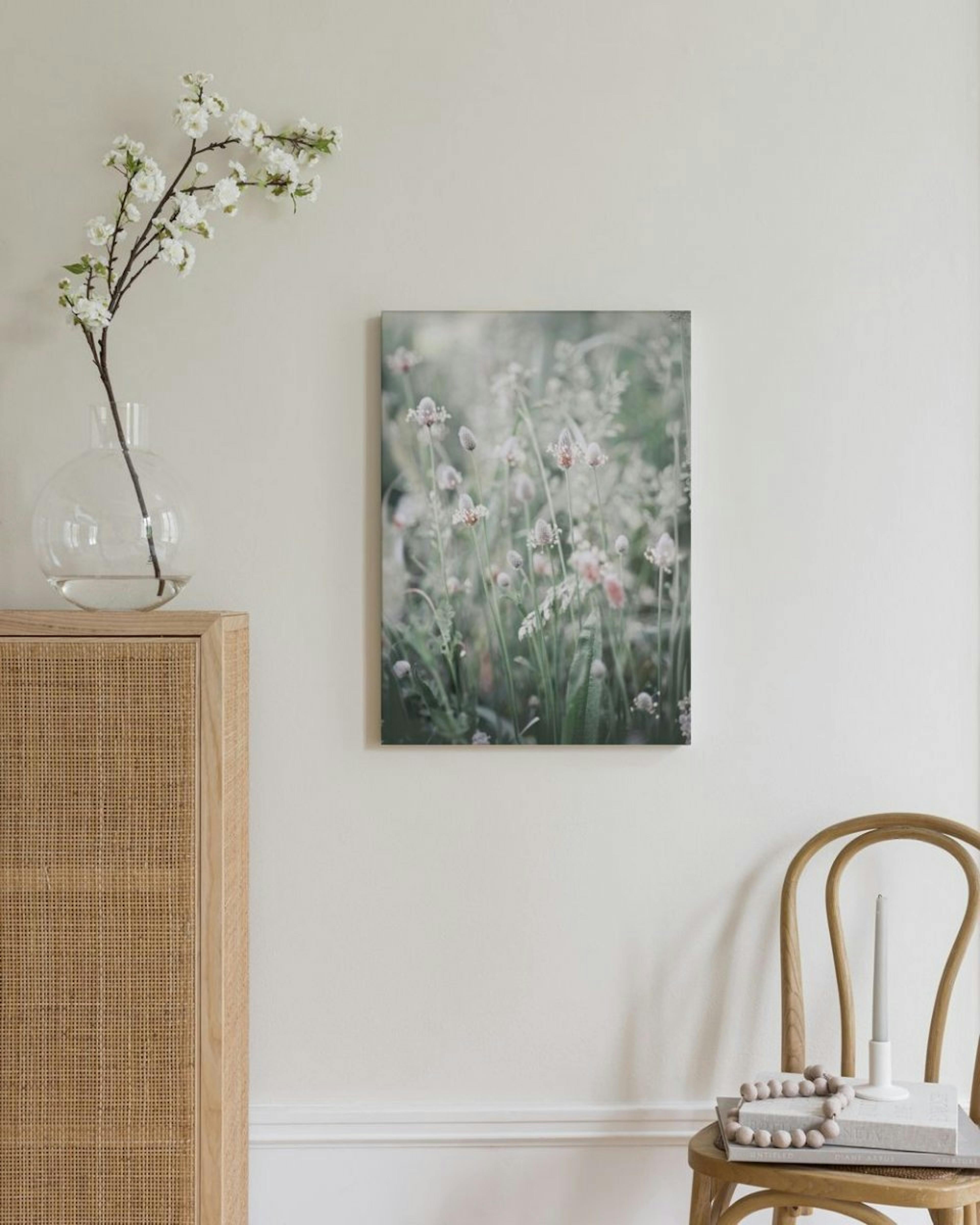 Bloemen in een Weide Canvas thumbnail