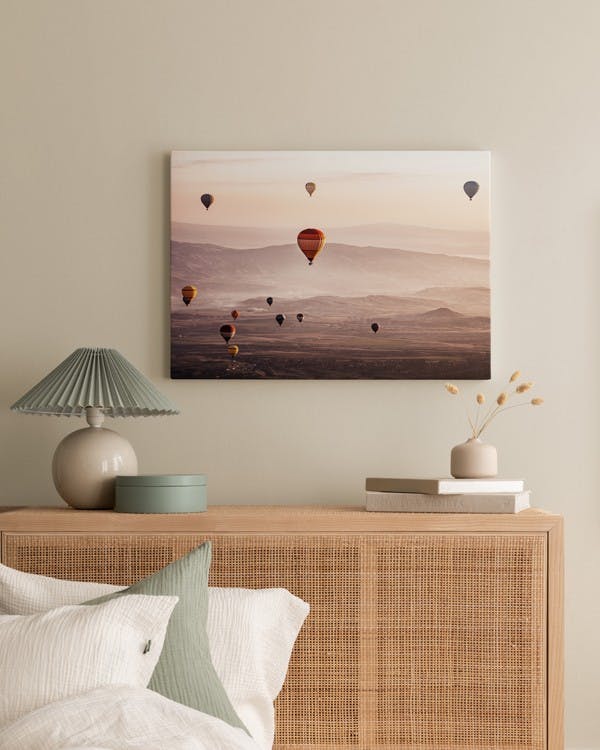 Canvas Prints - Hot Air Balloons at Sunrise Canvas print (30x40 cm) - Poster Store