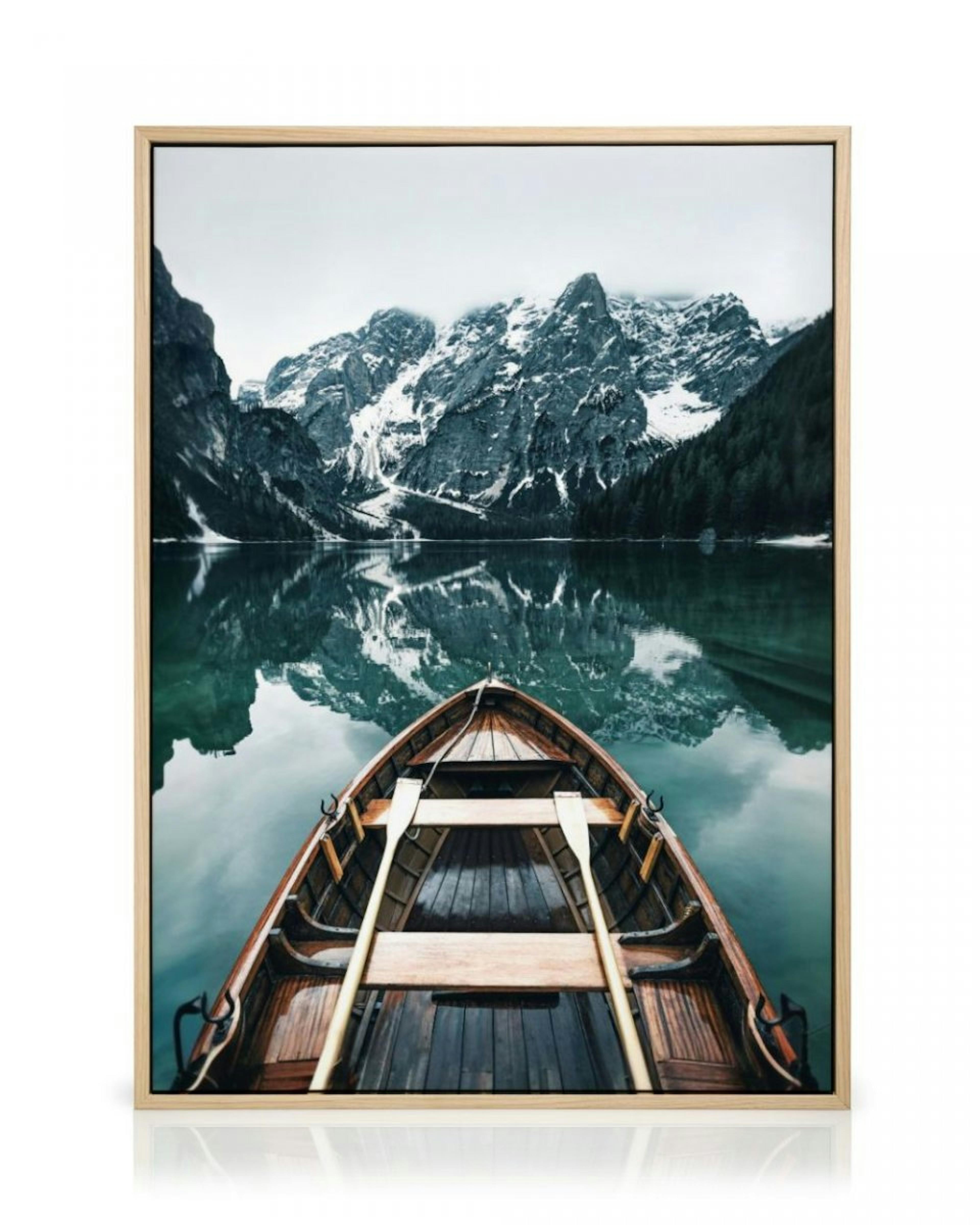 Wooden Boat Canvas Print thumbnail