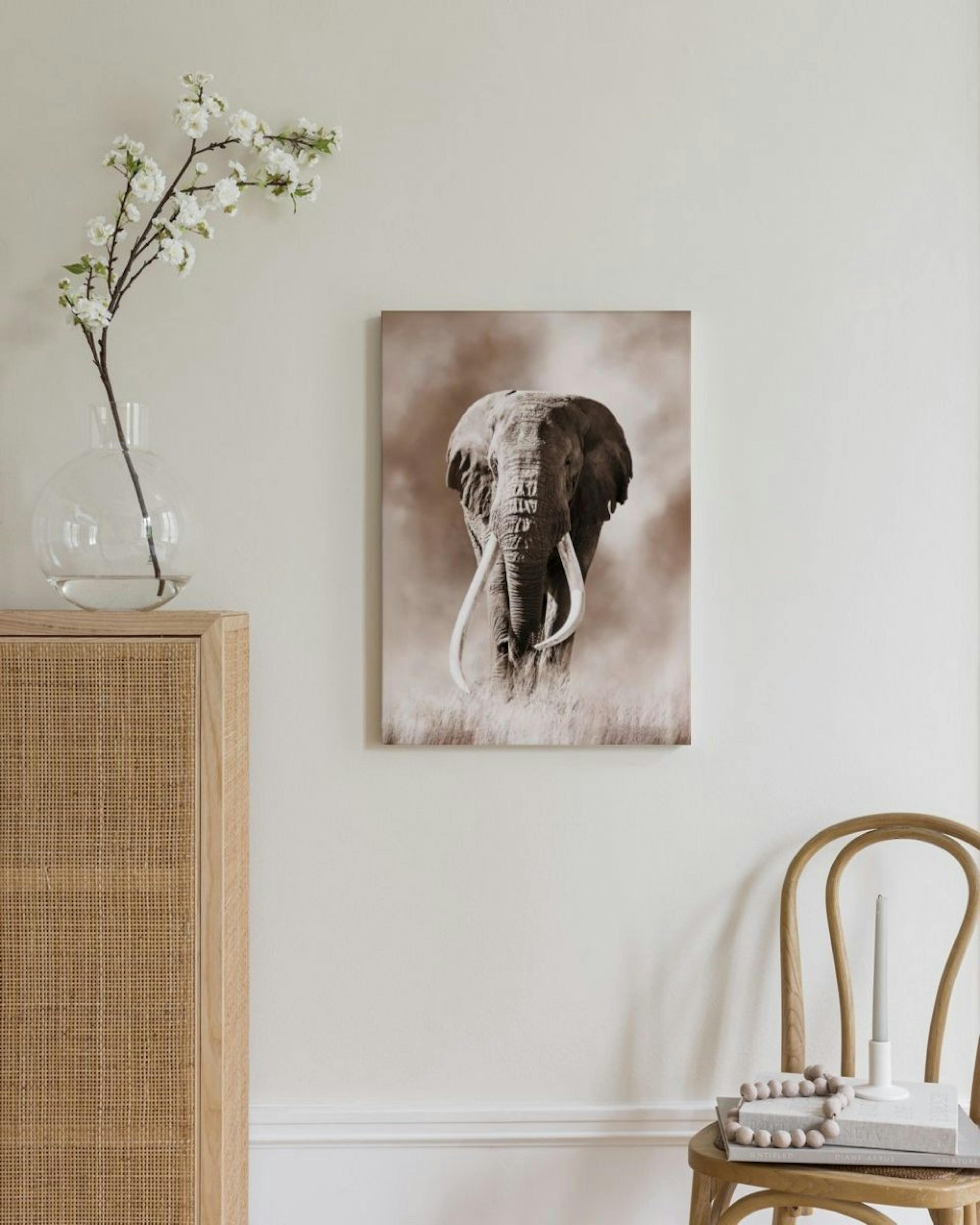 Wild Elephant Canvas print thumbnail