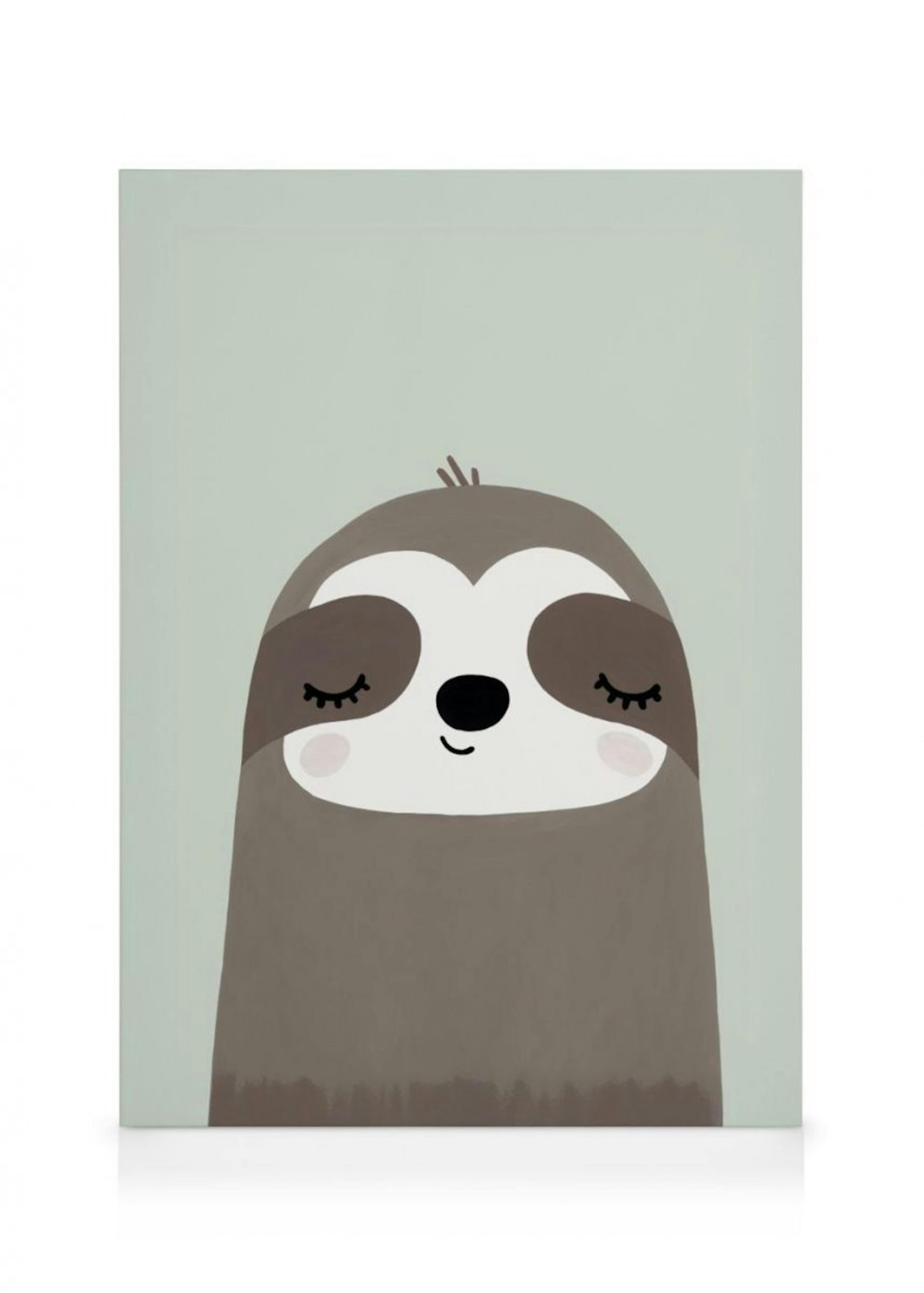 Cute Sloth Canvas Print 0