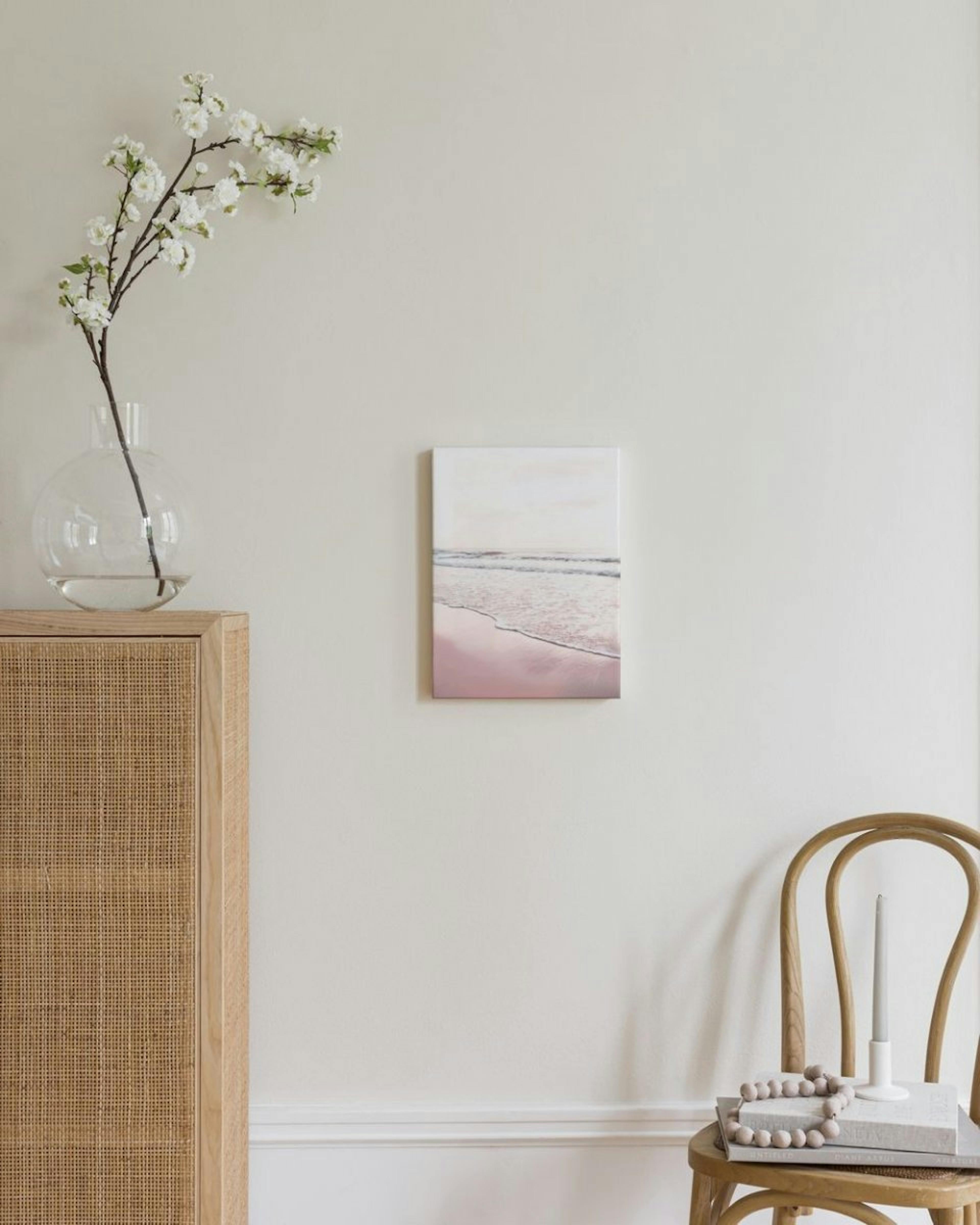 Roze Strand Canvas thumbnail