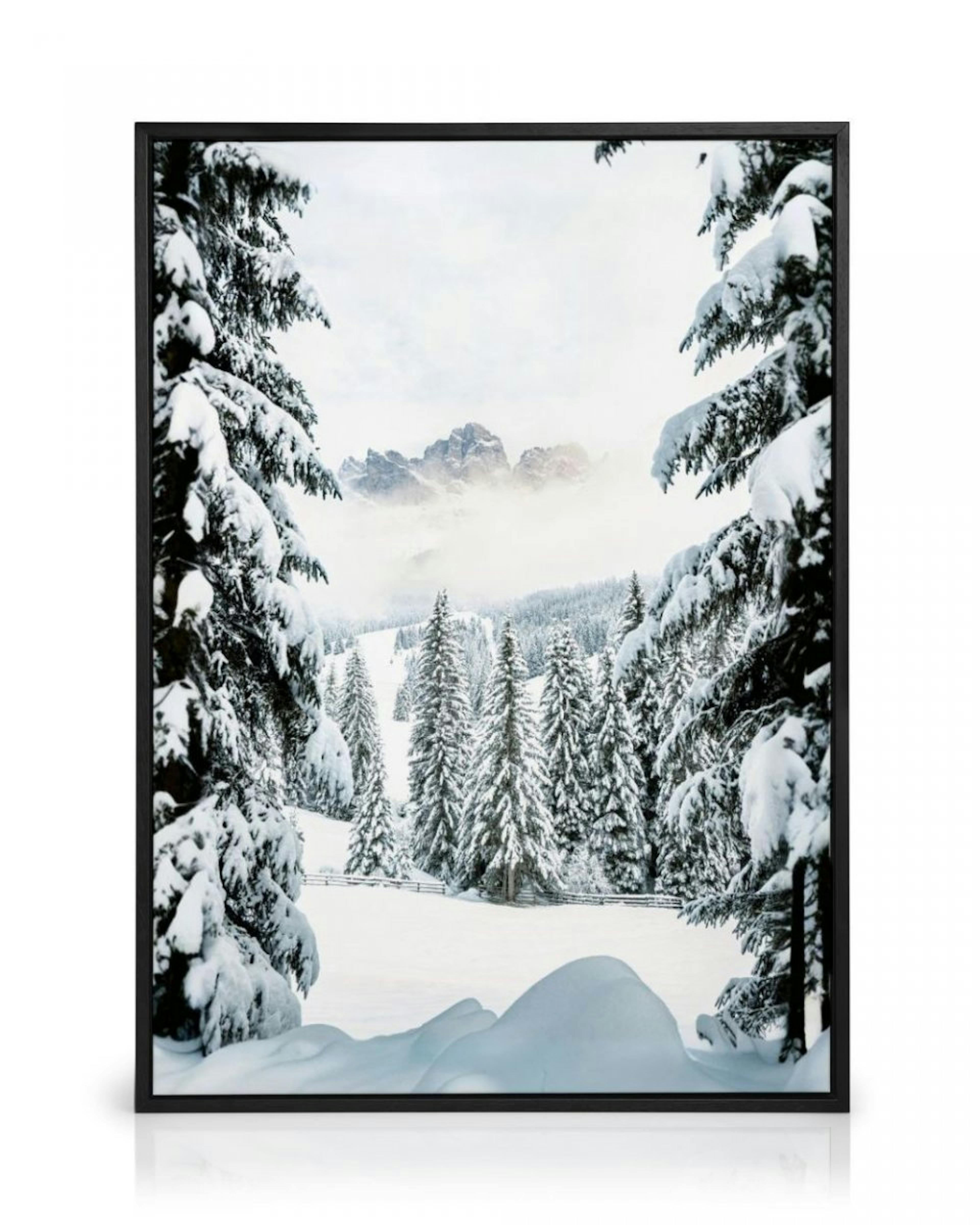 Winter Valley Canvas Print thumbnail