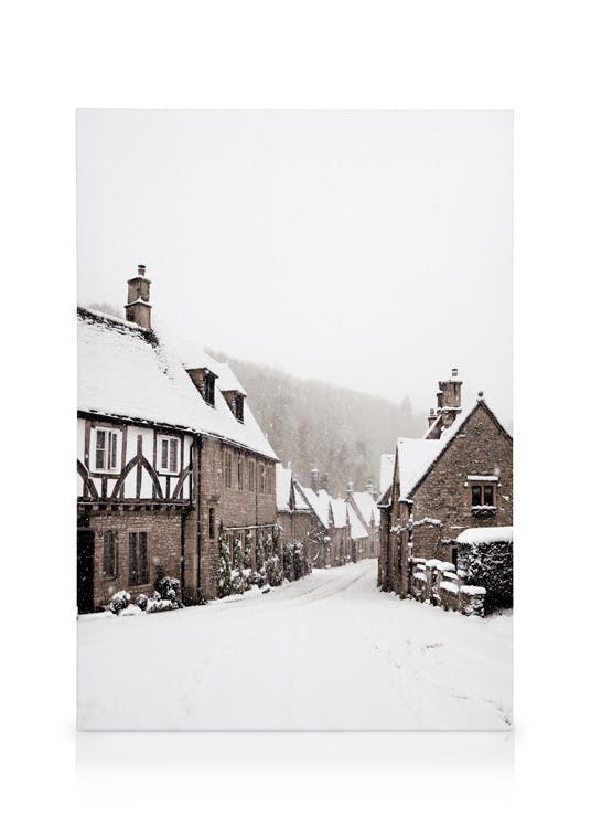 Winter Village Lienzo (30x40 cm) - Poster Store