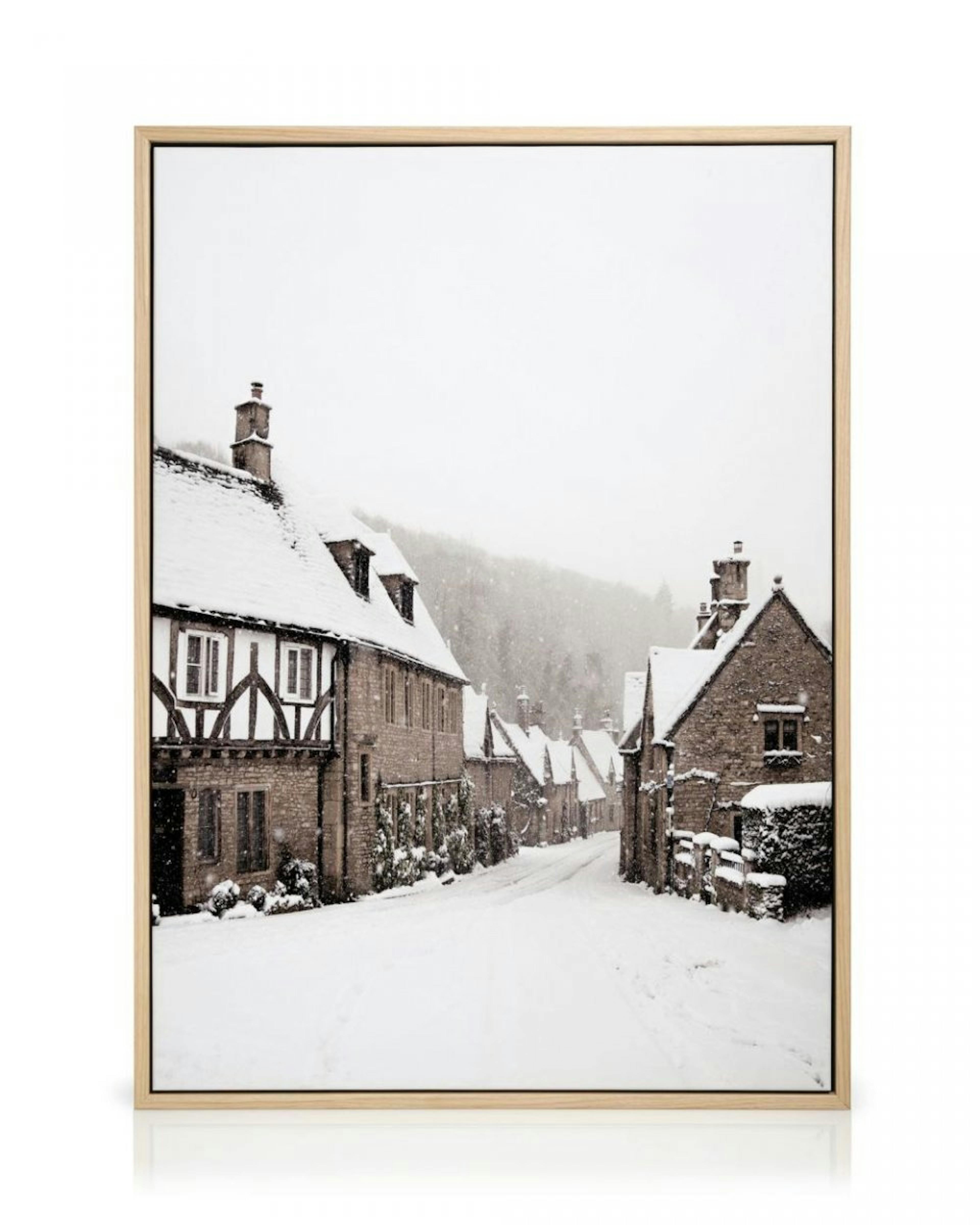 Winter Village Obraz na płótnie thumbnail