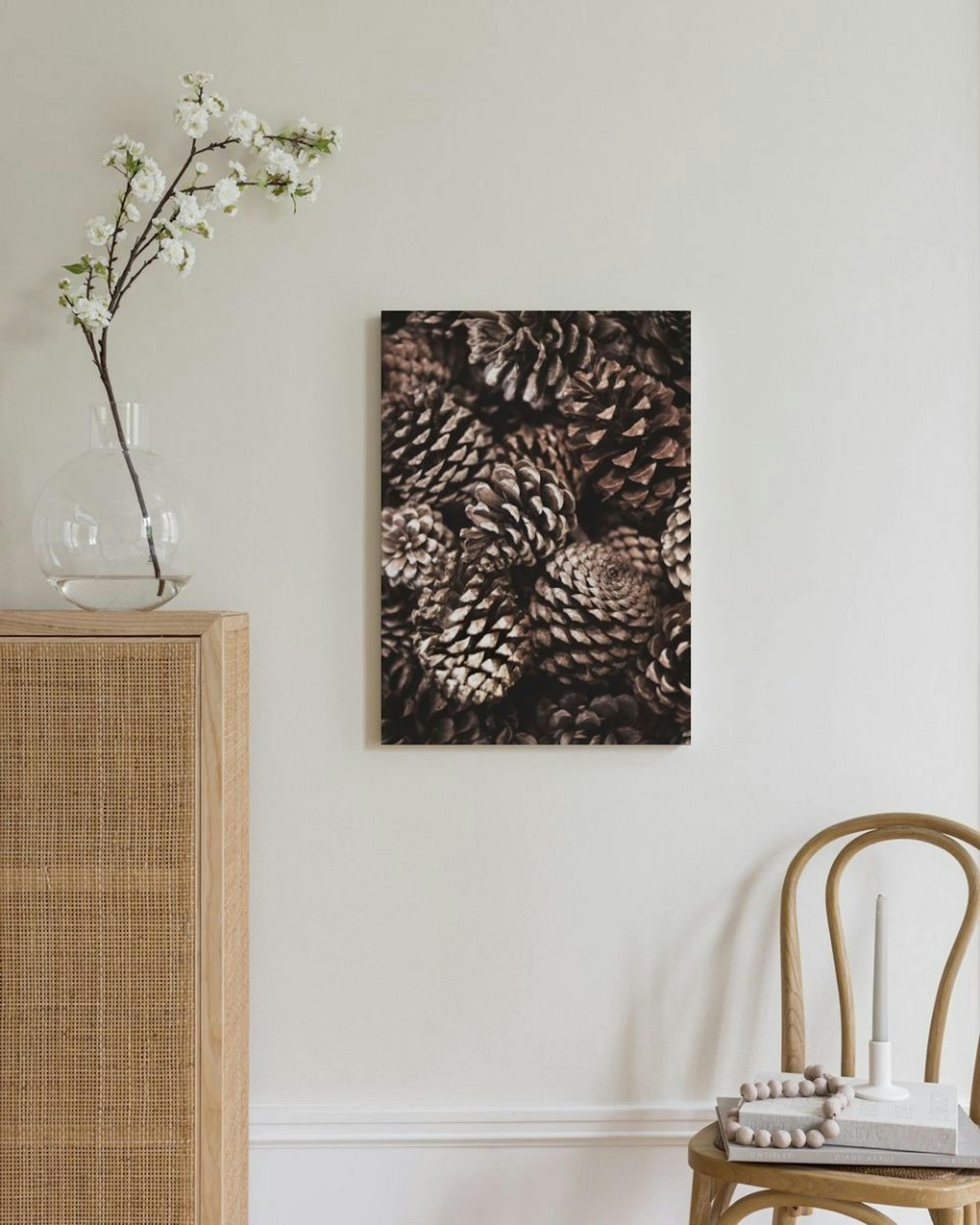 Pine Cones Stampa su Tela thumbnail
