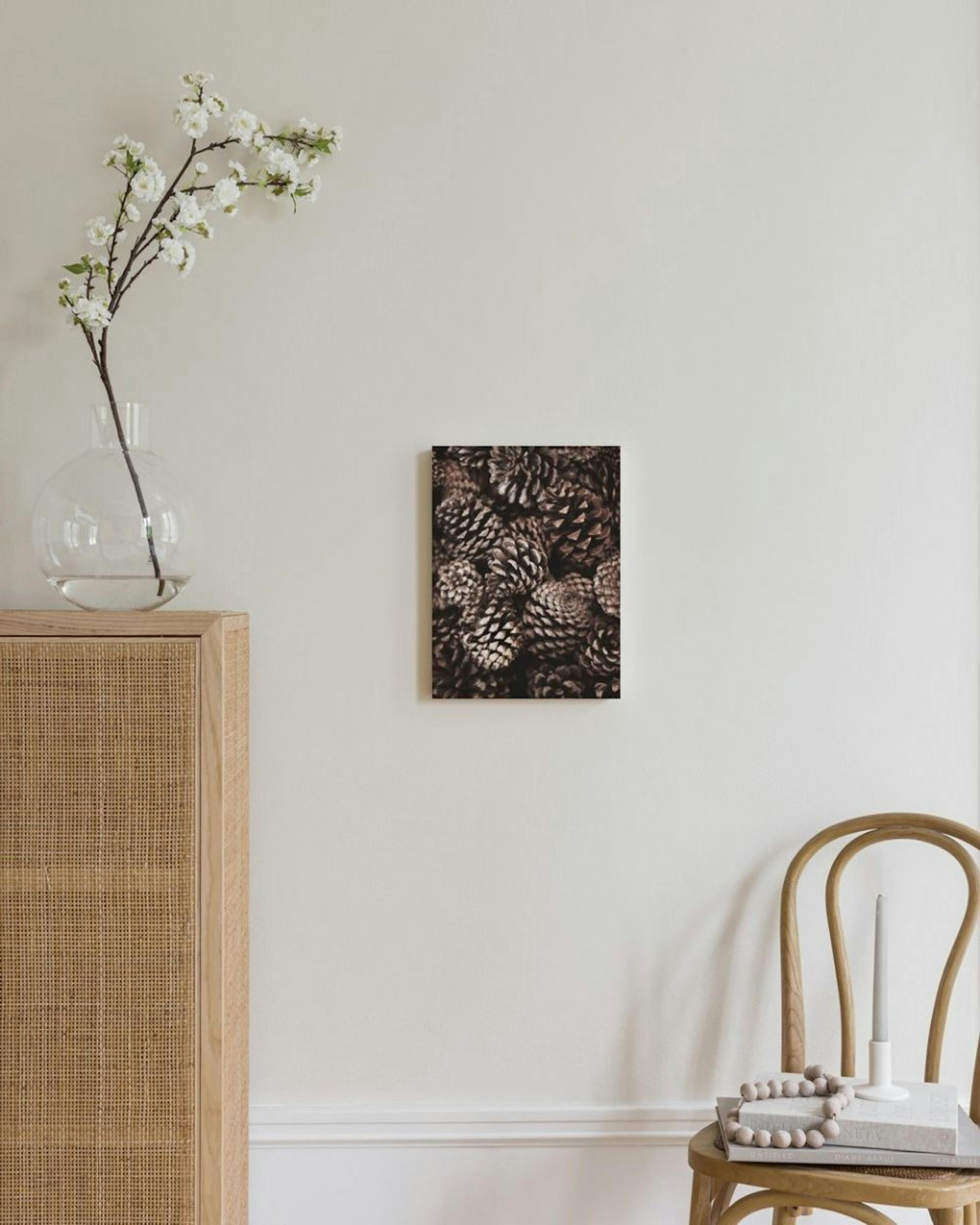 Pine Cones Stampa su Tela thumbnail