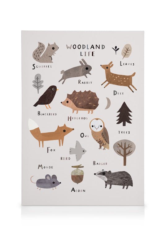 Vida Bosque Lienzo (50x70 cm) - Poster Store