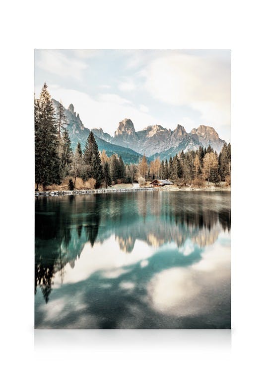 Canvas Prints - Lake House Canvas print (50x70 cm) - Poster Store