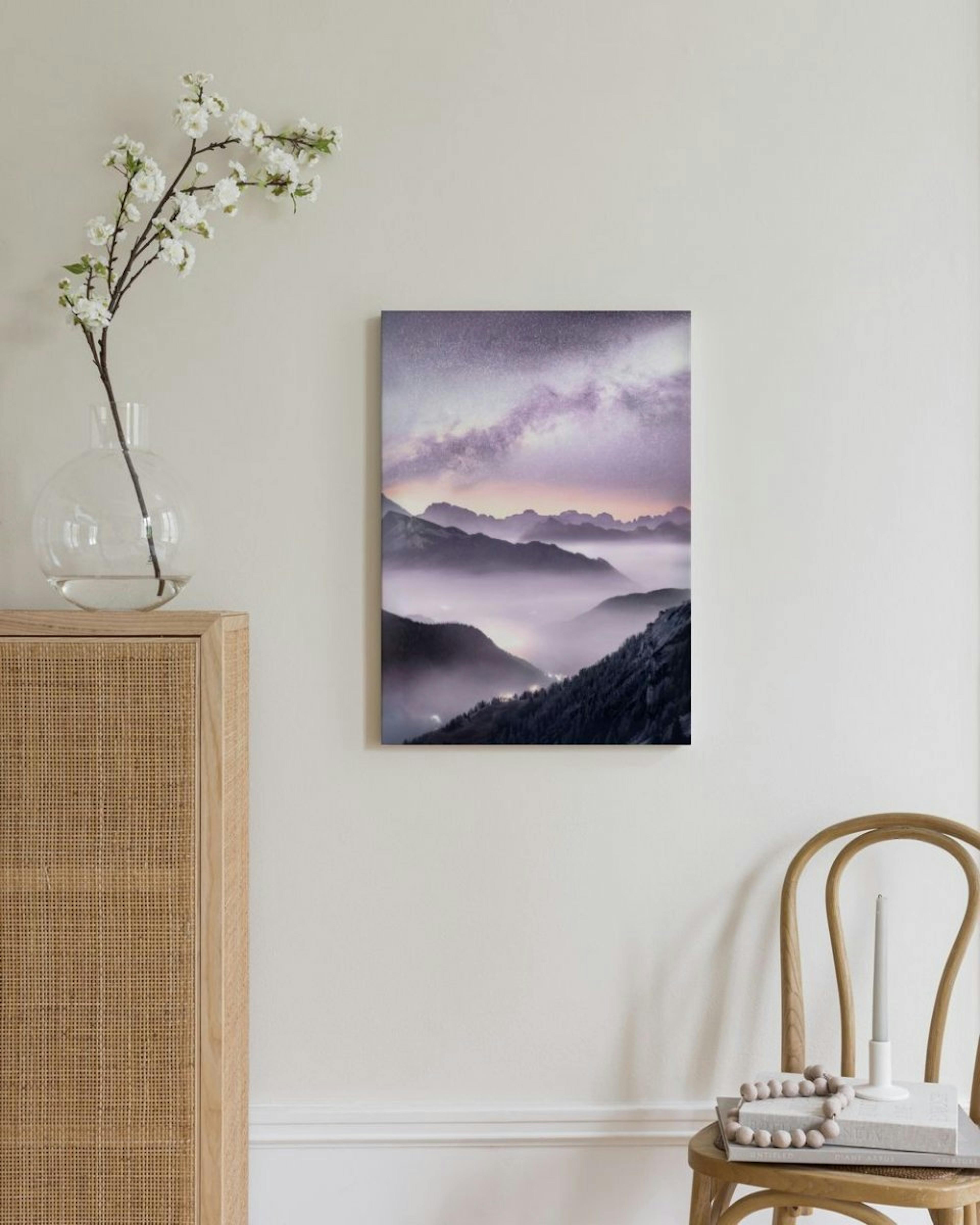 Misty Night Canvas print thumbnail