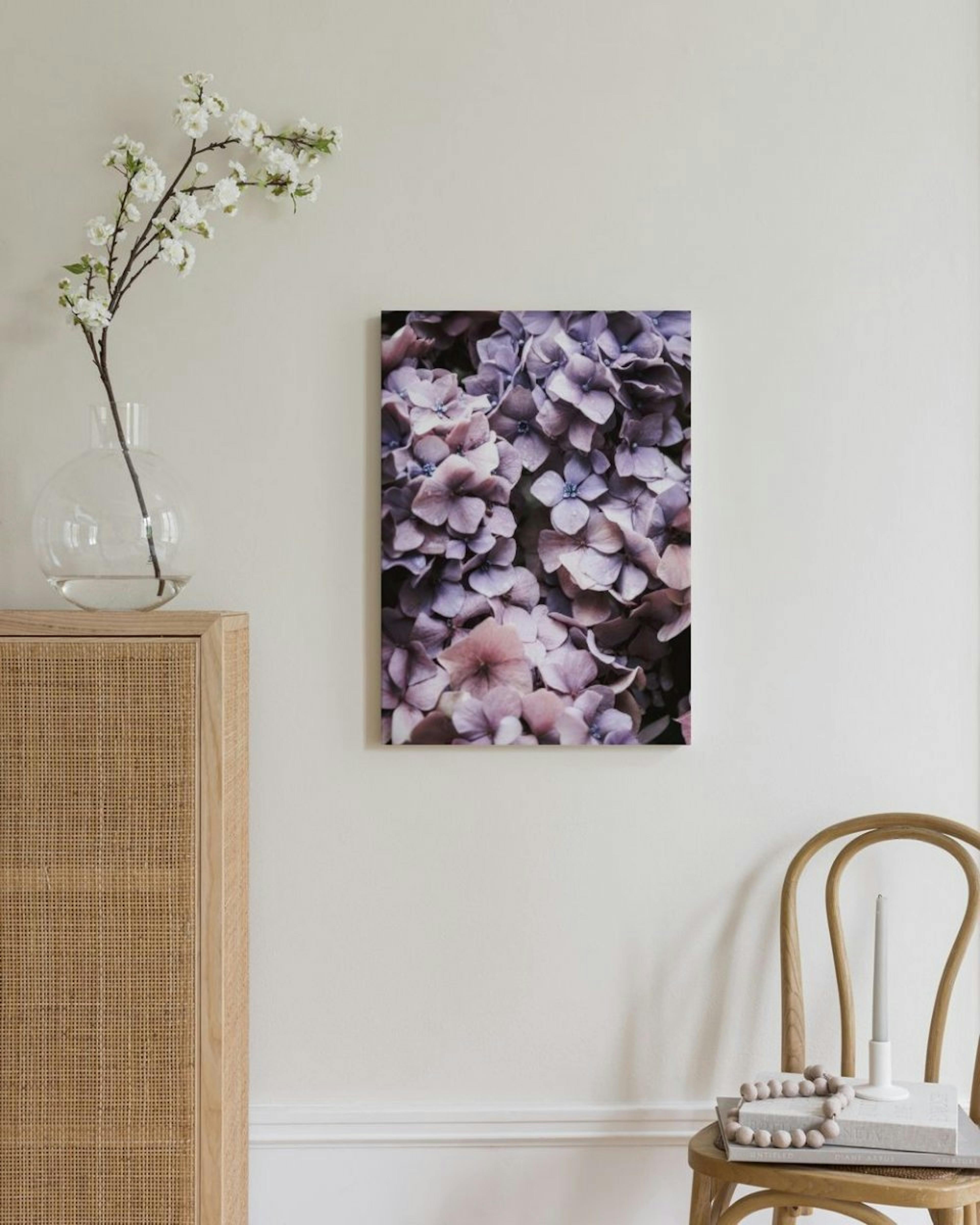 Purple Hydrangea Canvas Print thumbnail