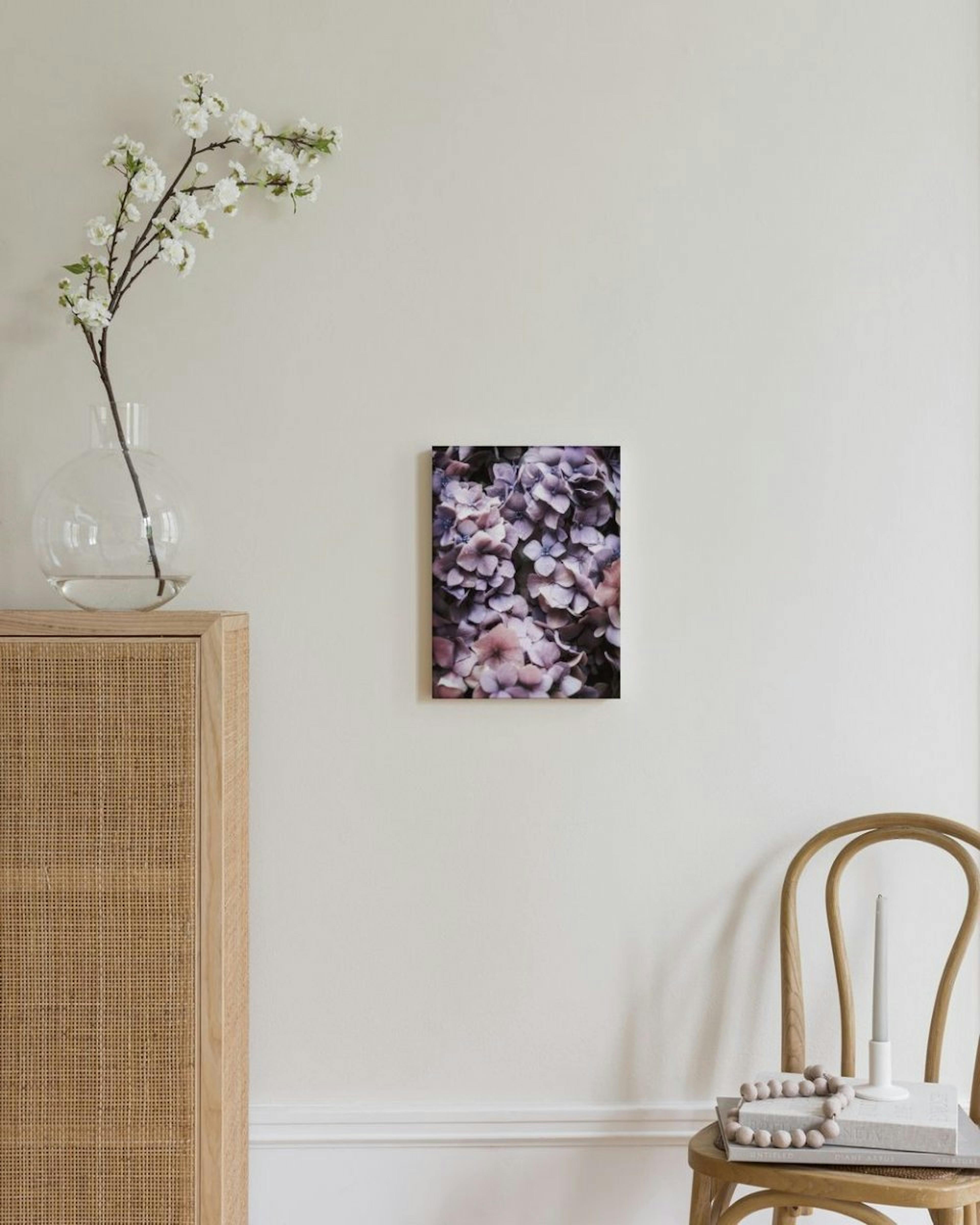 Paarse Hortensia Canvas thumbnail