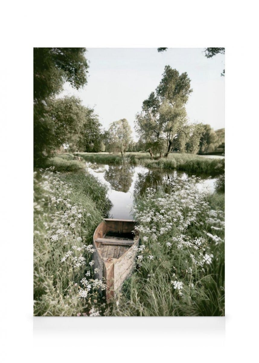 Bateau d'Été Toile (50x70 cm) - Poster Store