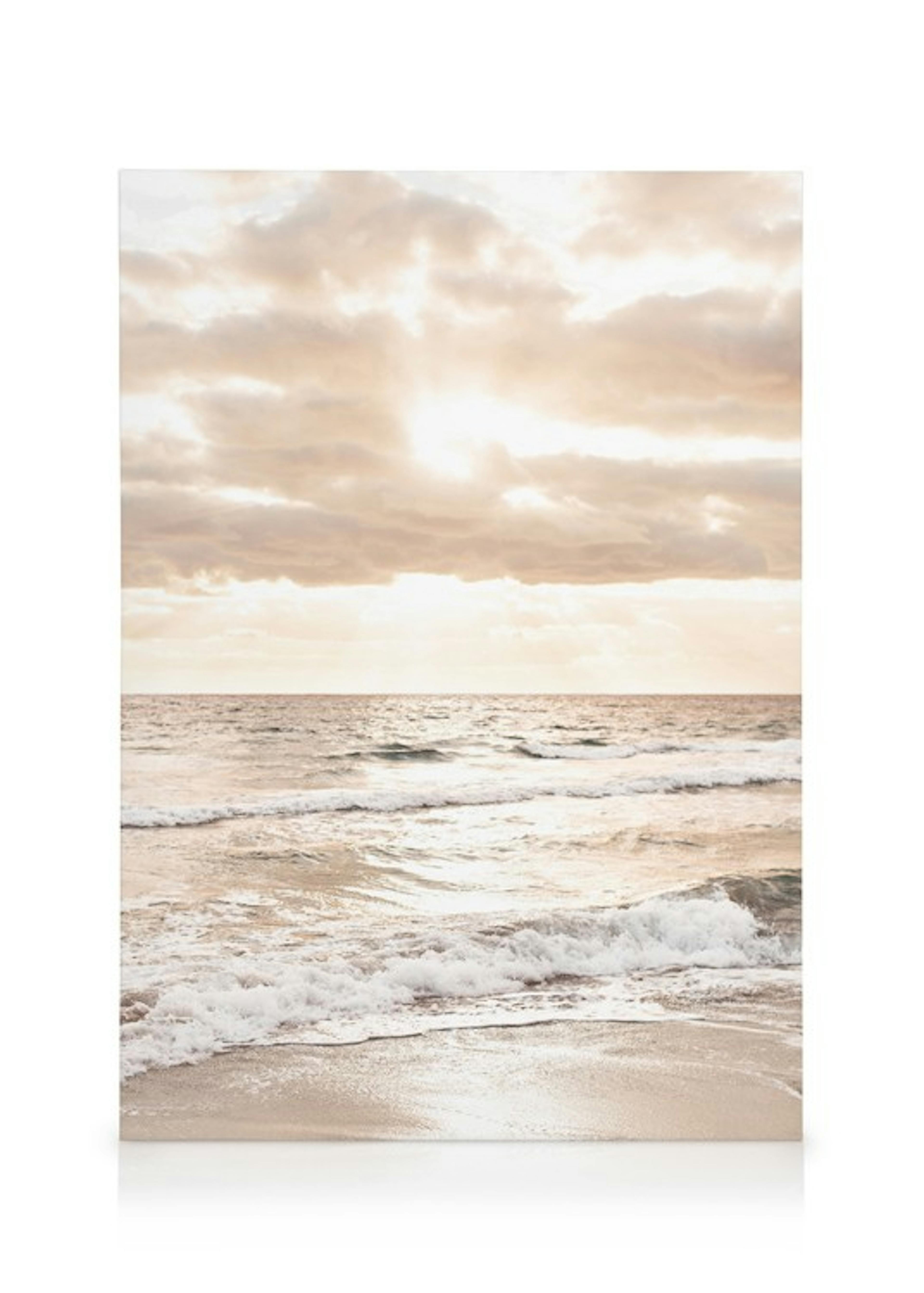 Strand zonsopgang canvas thumbnail