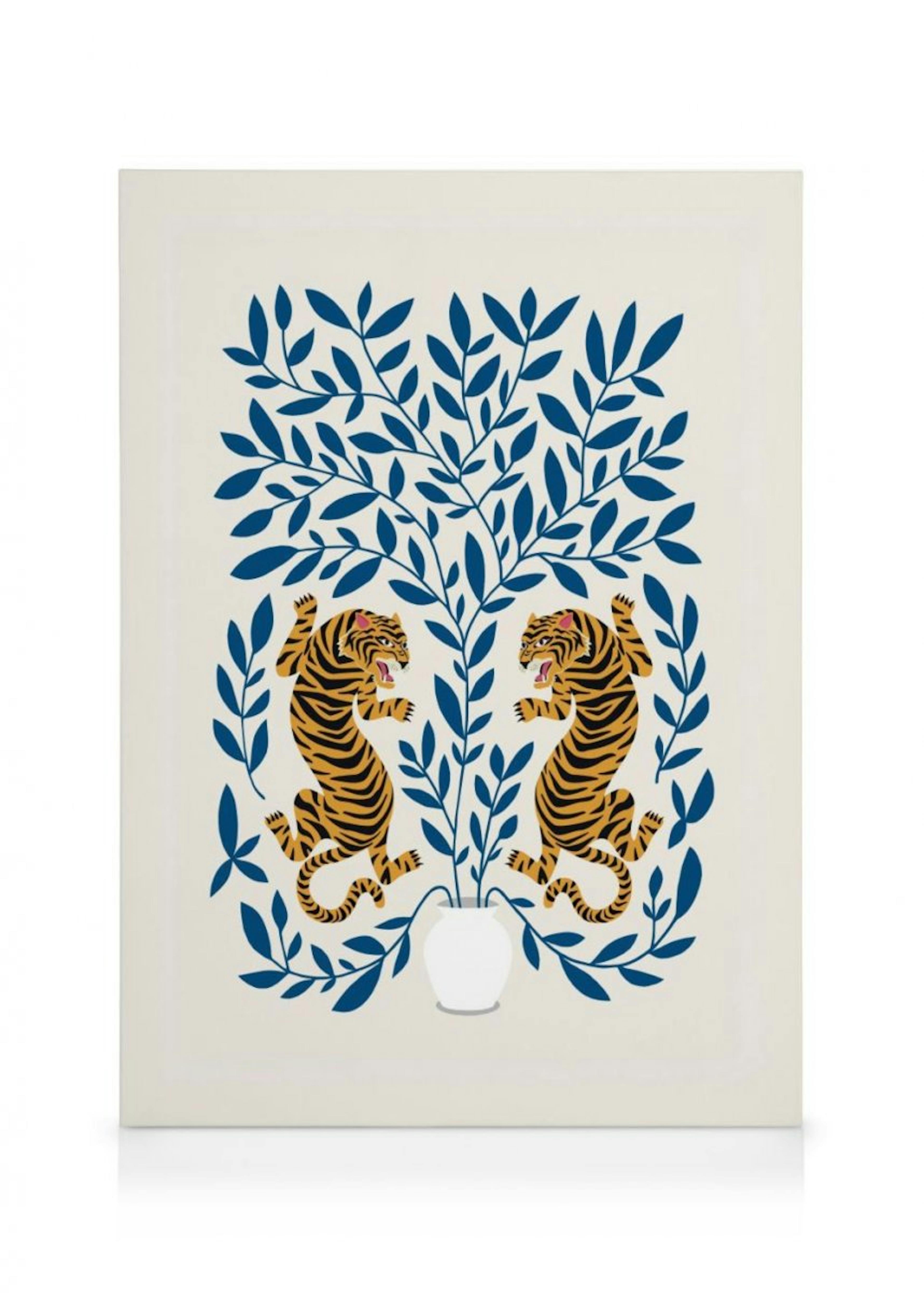 Tiger Illustration No1 Leinwandbild 0