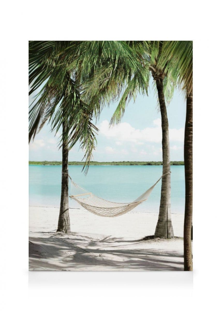 Hammock at the Beach Canvas Print (30x40 cm) - Poster Store
