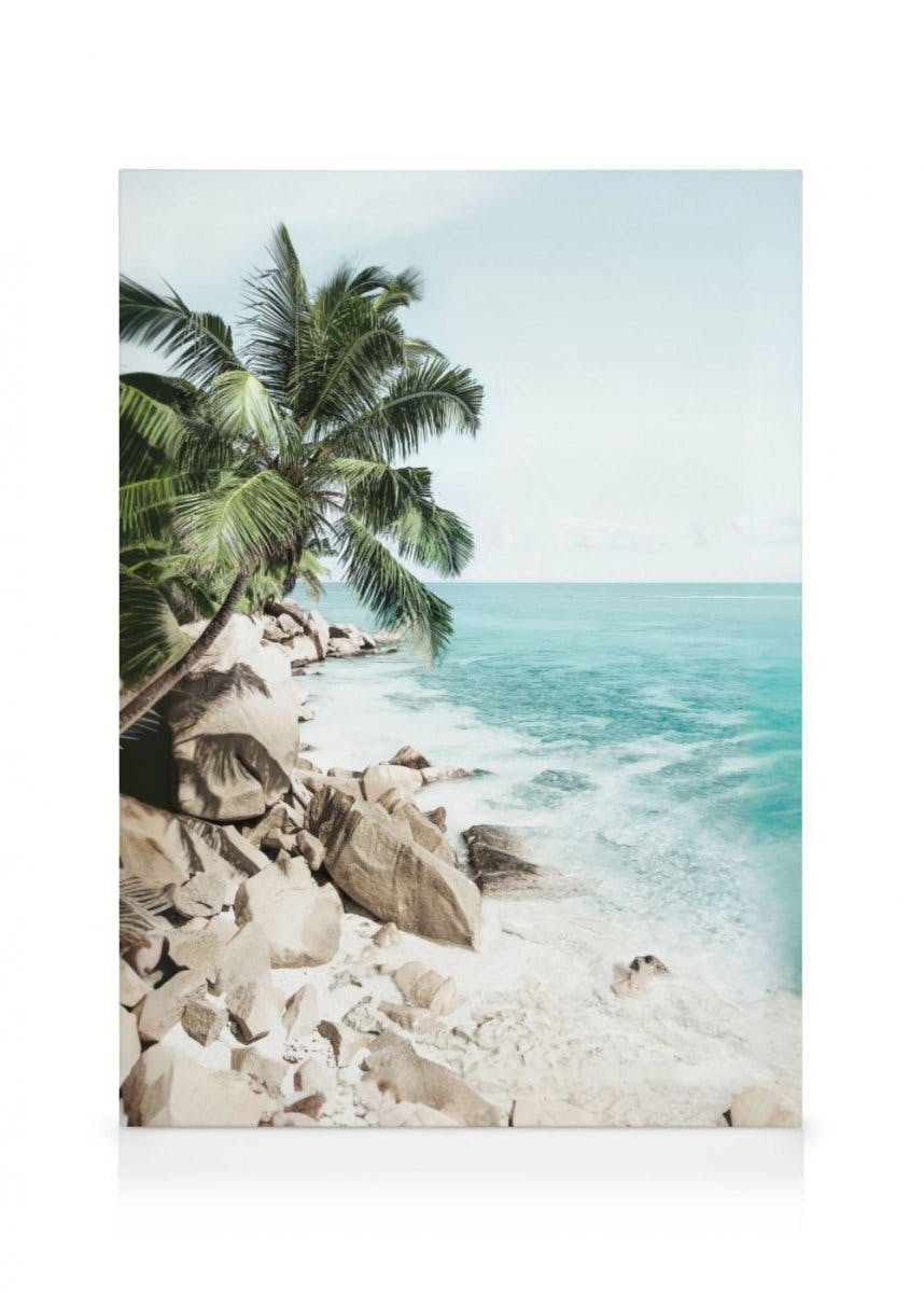 Caribbean Dream Obraz na płótnie (50x70 cm - Czarna ramka) - Poster Store