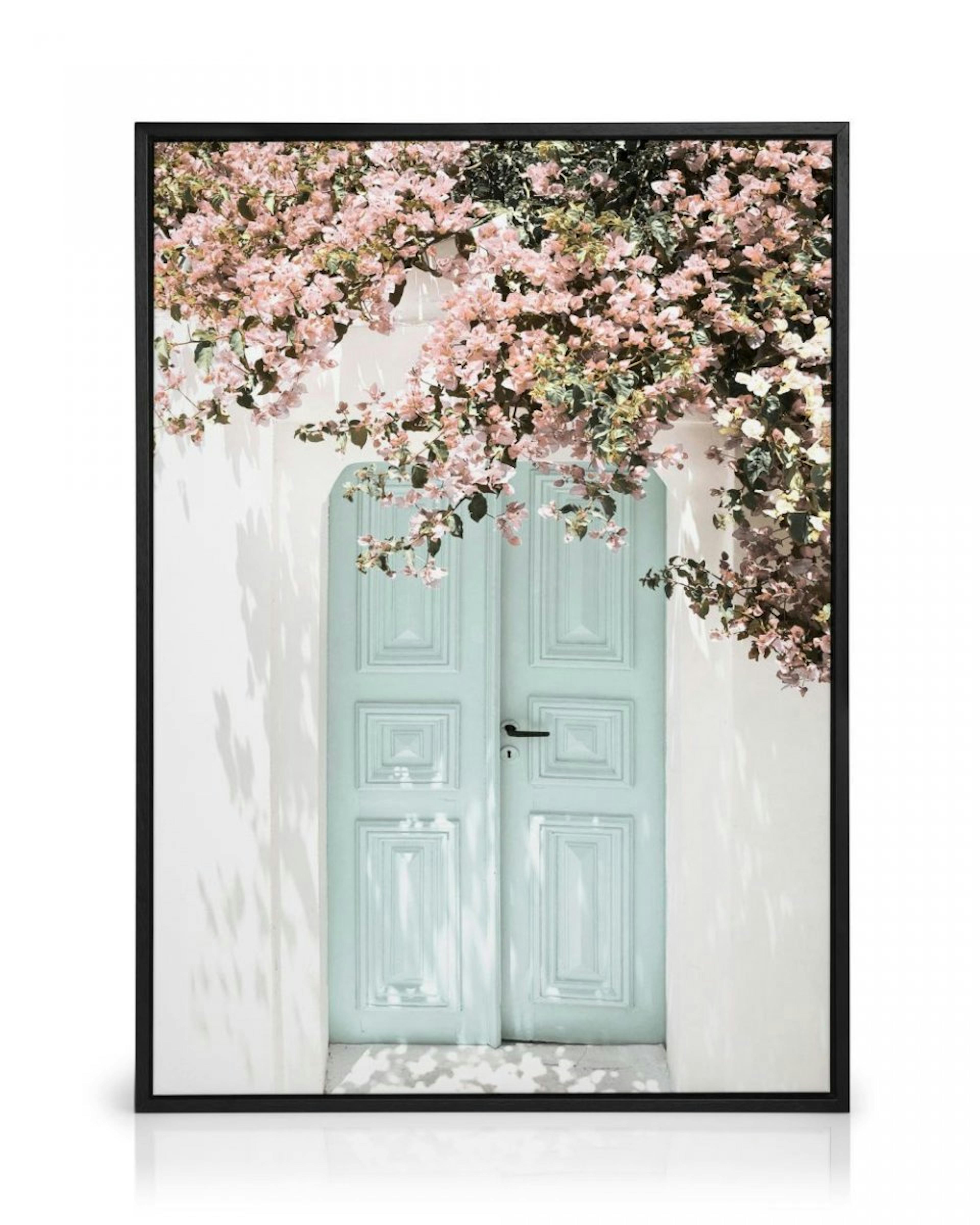 Pink Flower Door Canvas print thumbnail
