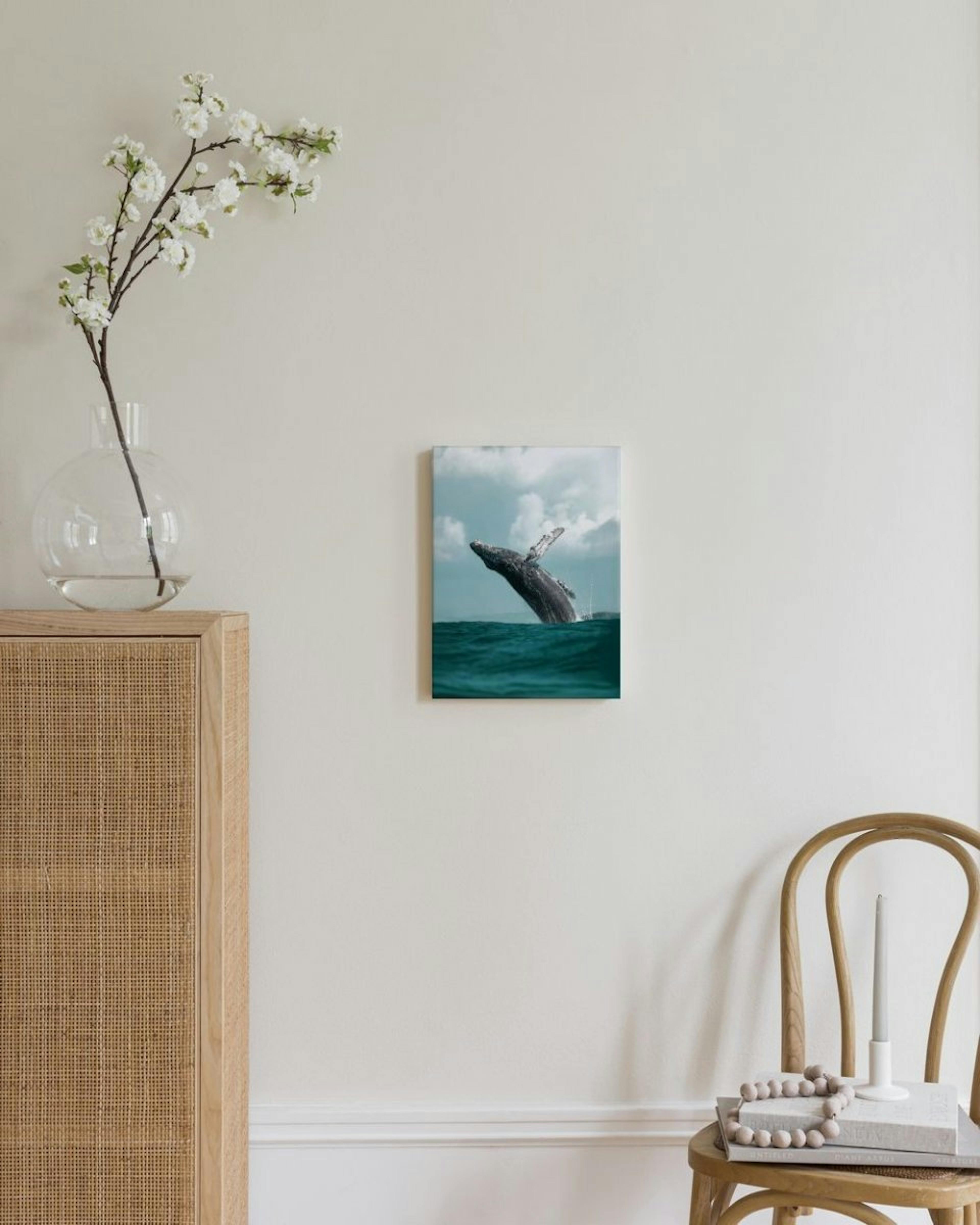 Whale Jump Canvas print thumbnail