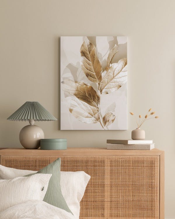 Canvas Prints - Eucalyptus Gold No2 Canvas print (50x70 cm) - Poster Store