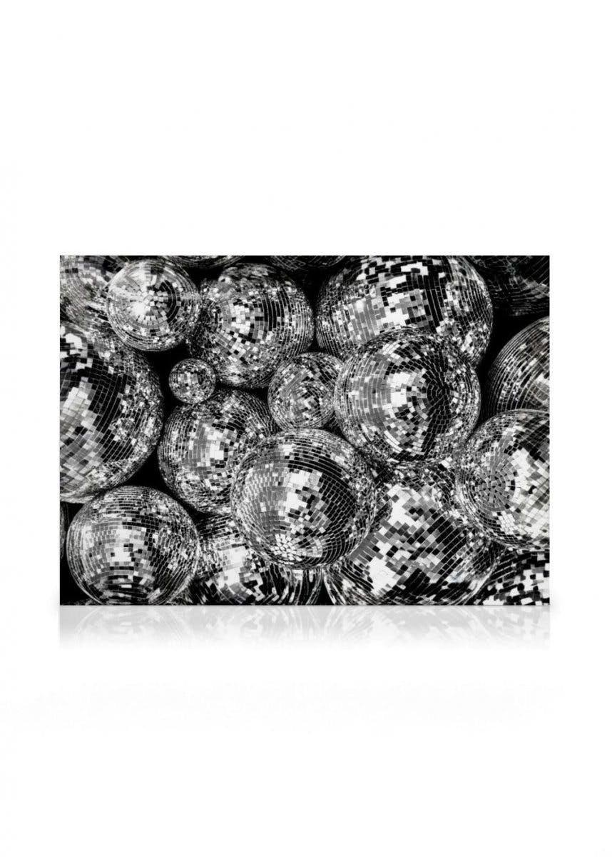 Canvas Prints - Disco Balls Canvas print (50x70 cm - Black Frame) - Poster Store