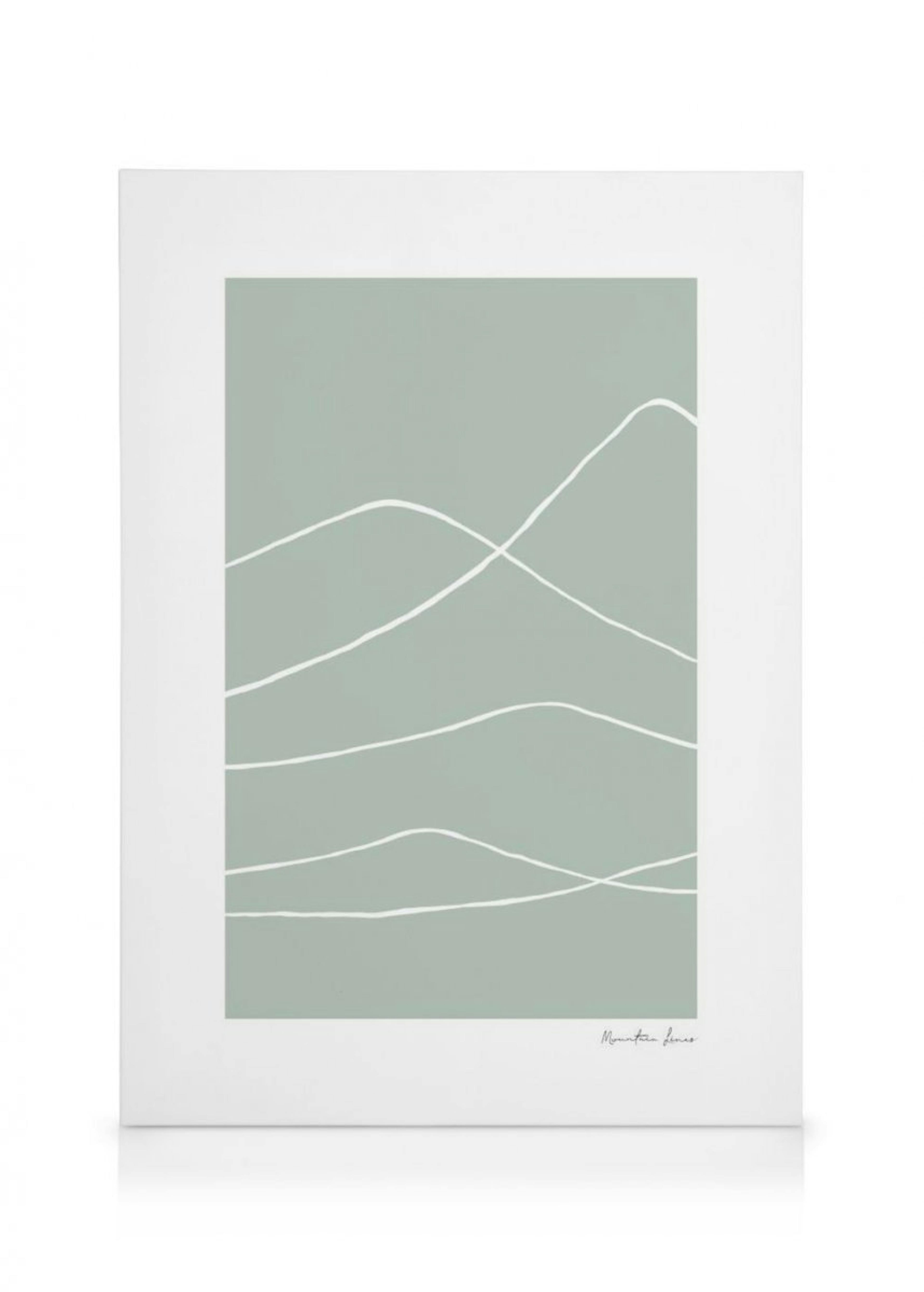 Mountain Lines Canvas print 0