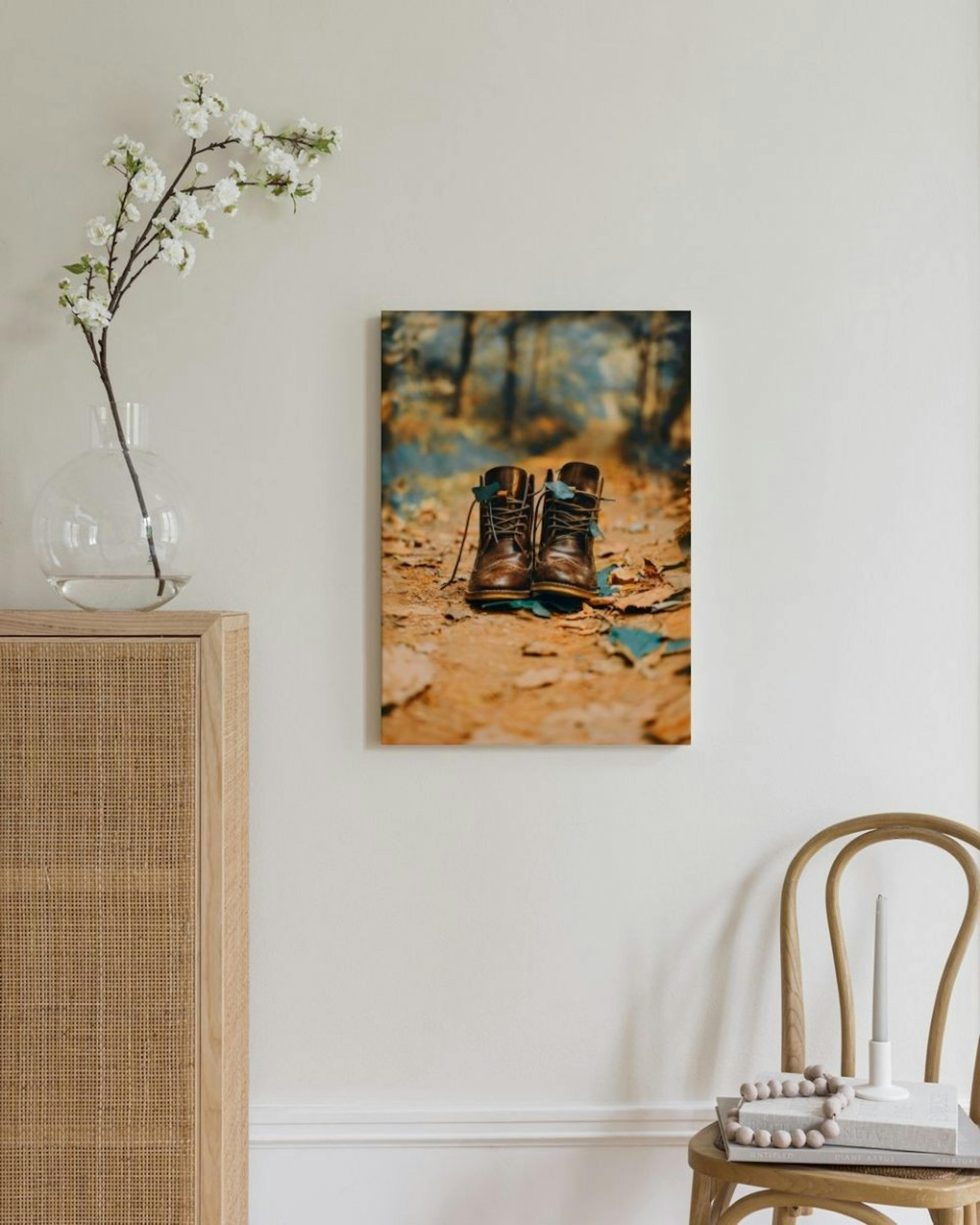 Autumn Boots Canvas print thumbnail