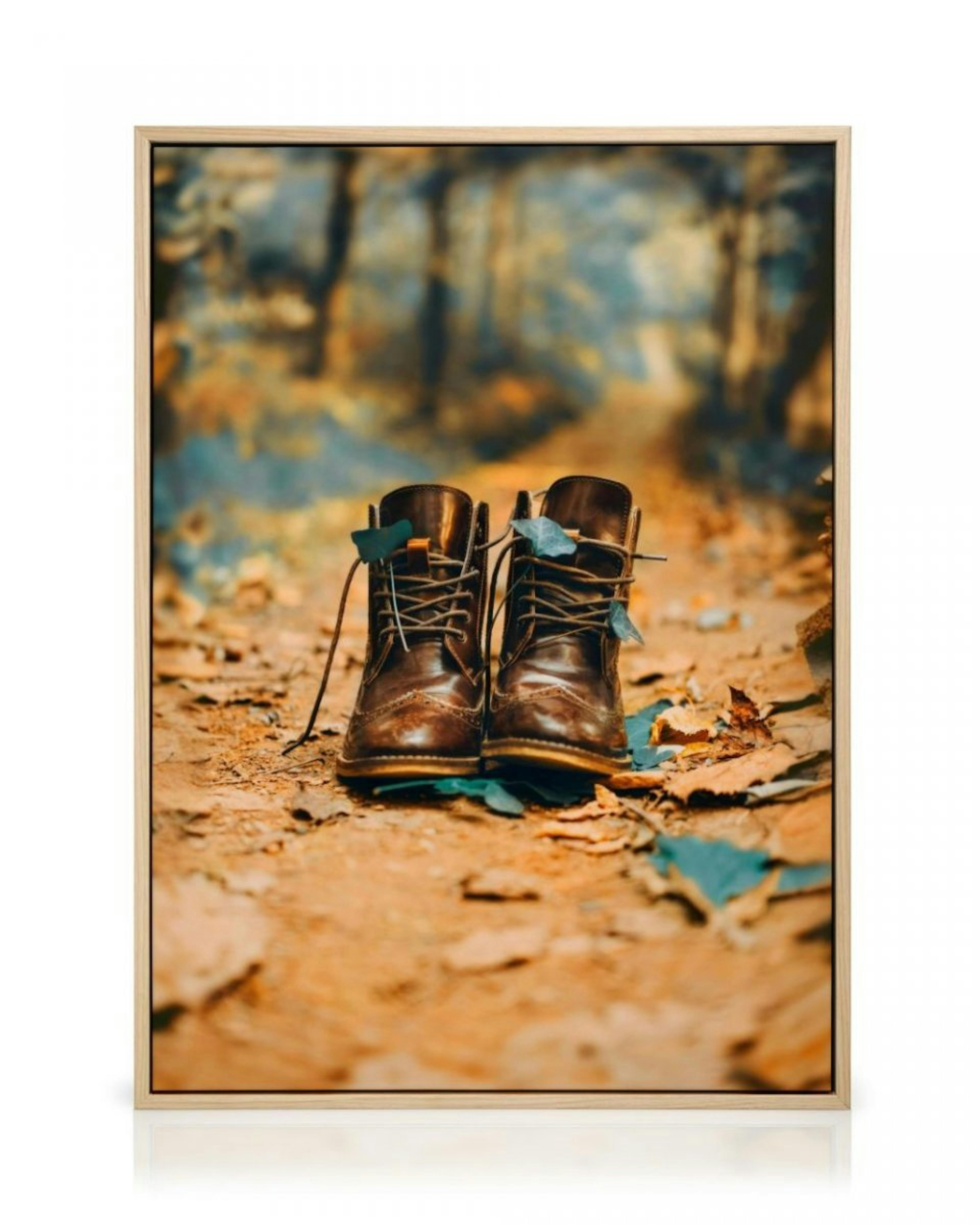 Autumn Boots Canvas print thumbnail