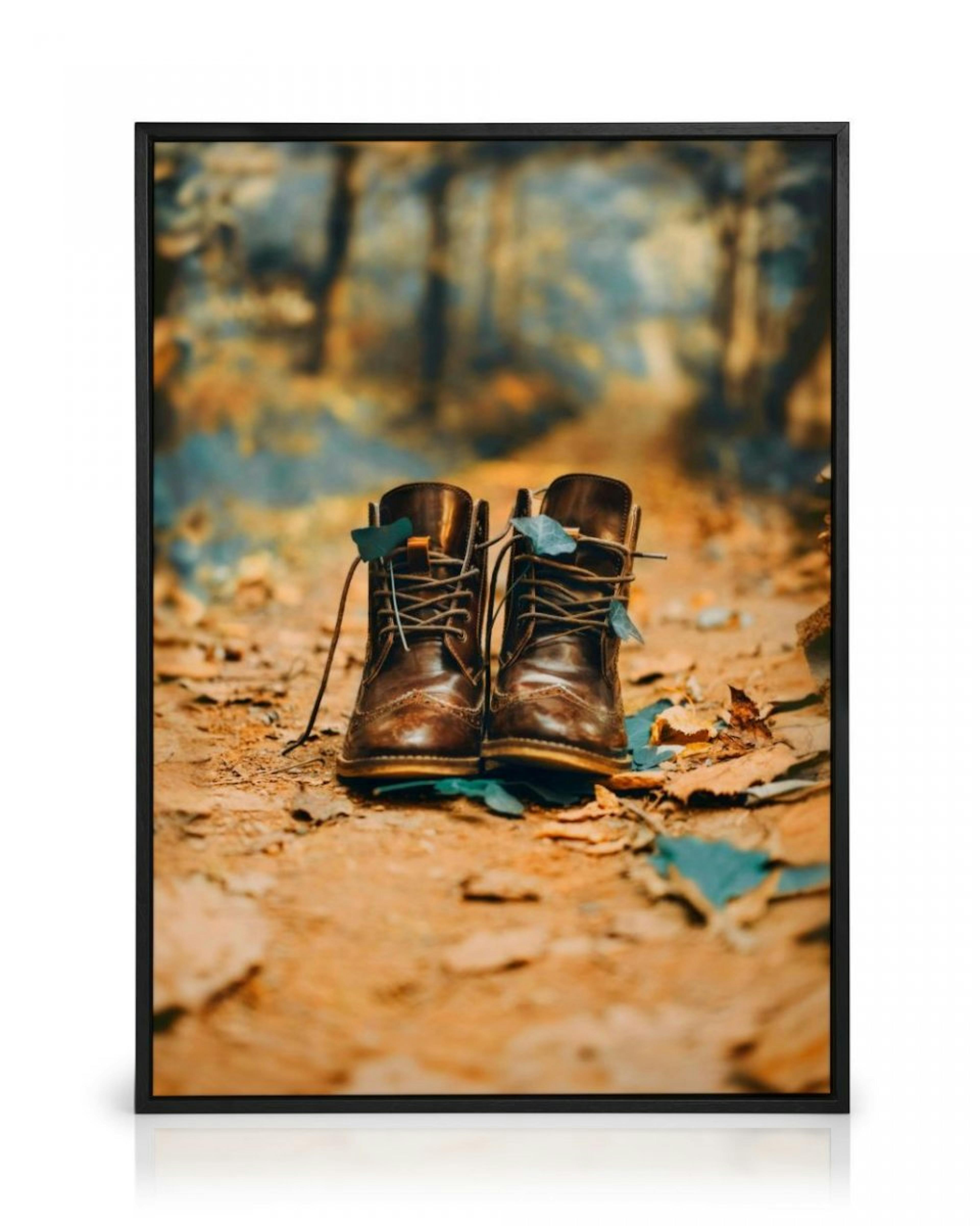 Autumn Boots Canvas Print thumbnail