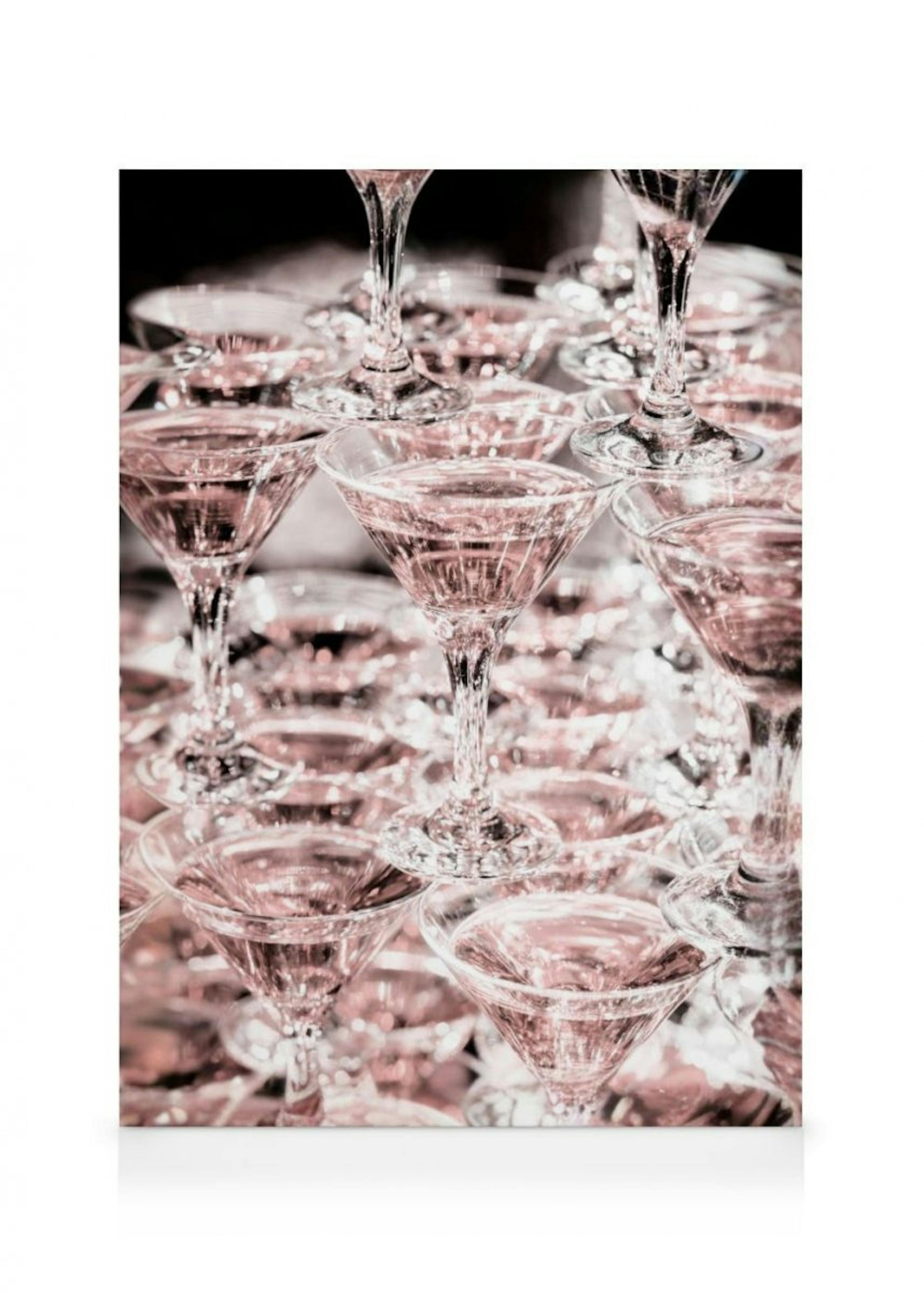 Pink Champagne Canvas Print 0