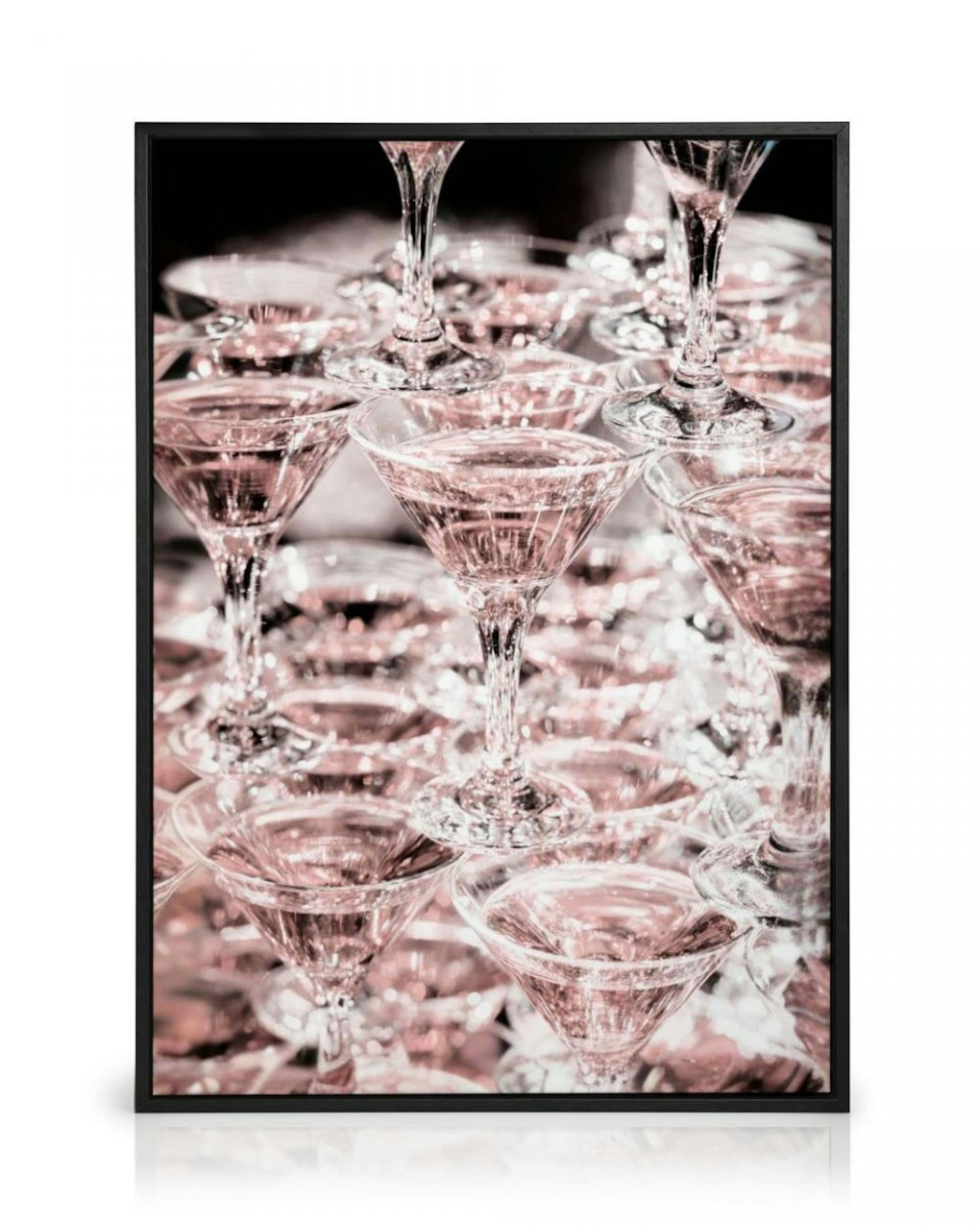 Pink Champagne Canvas Print thumbnail