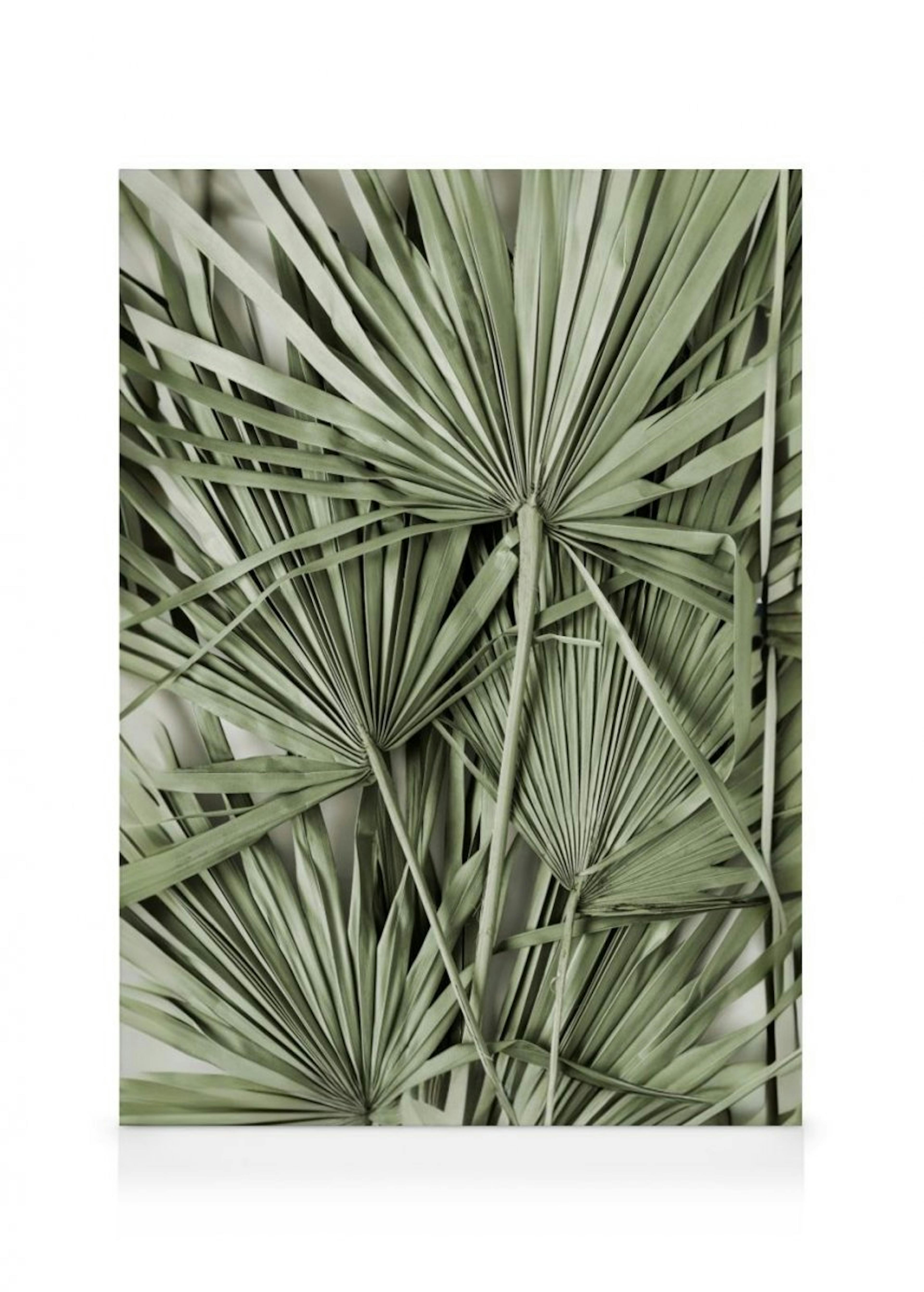 Green Tropical Leaves Canvas Print thumbnail