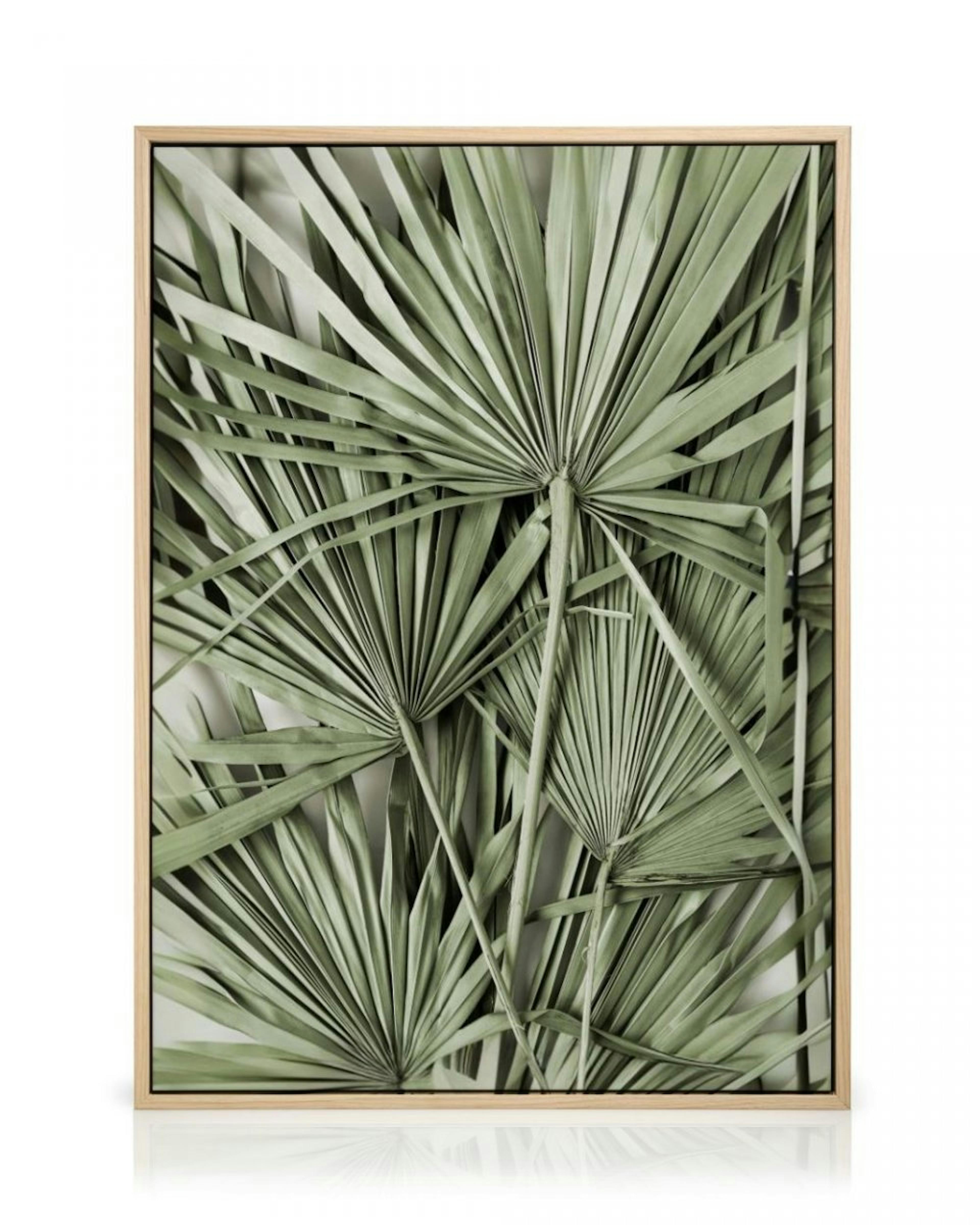 Green Tropical Leaves Canvas Print thumbnail