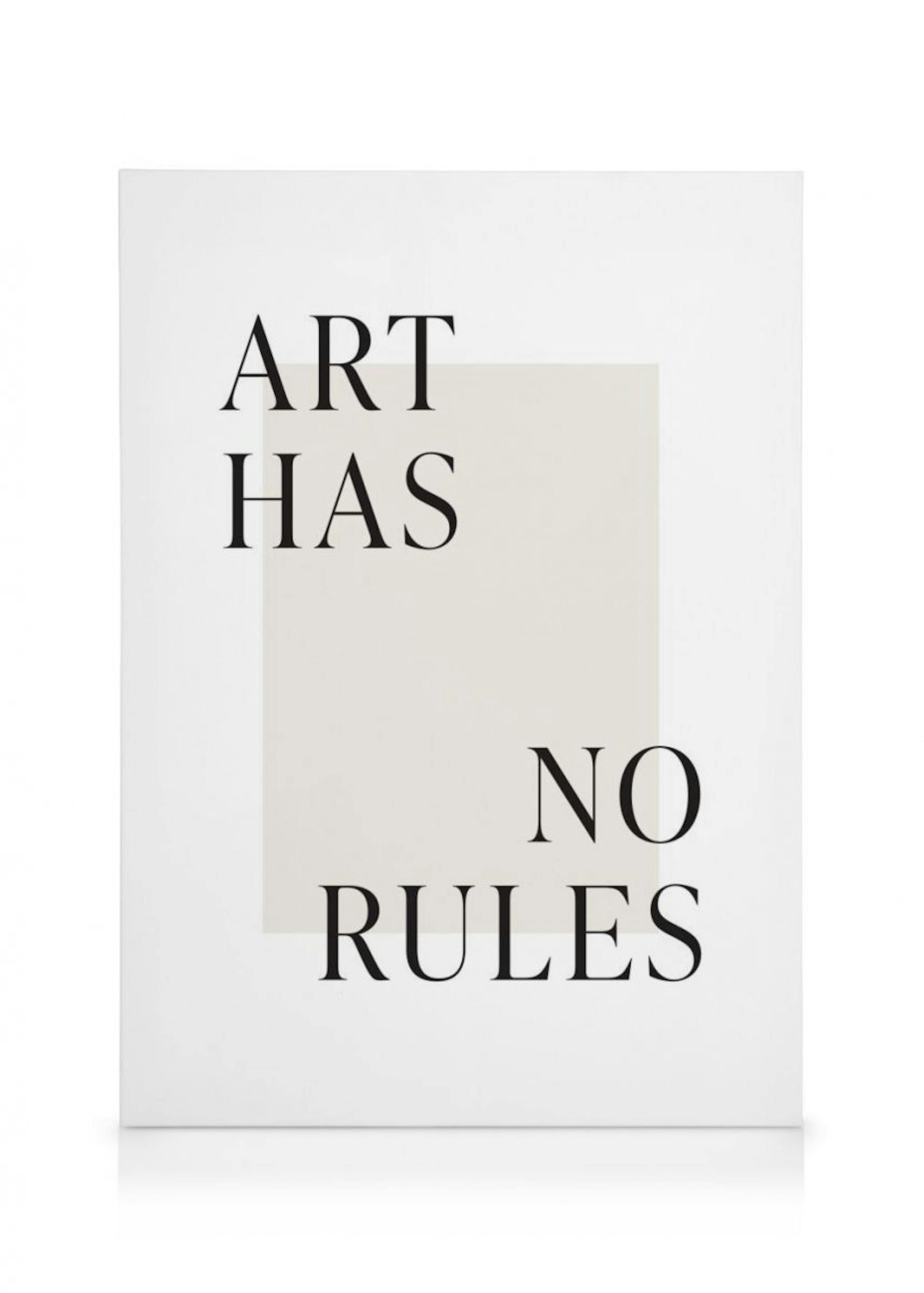 Art Has No Rules Canvas 0