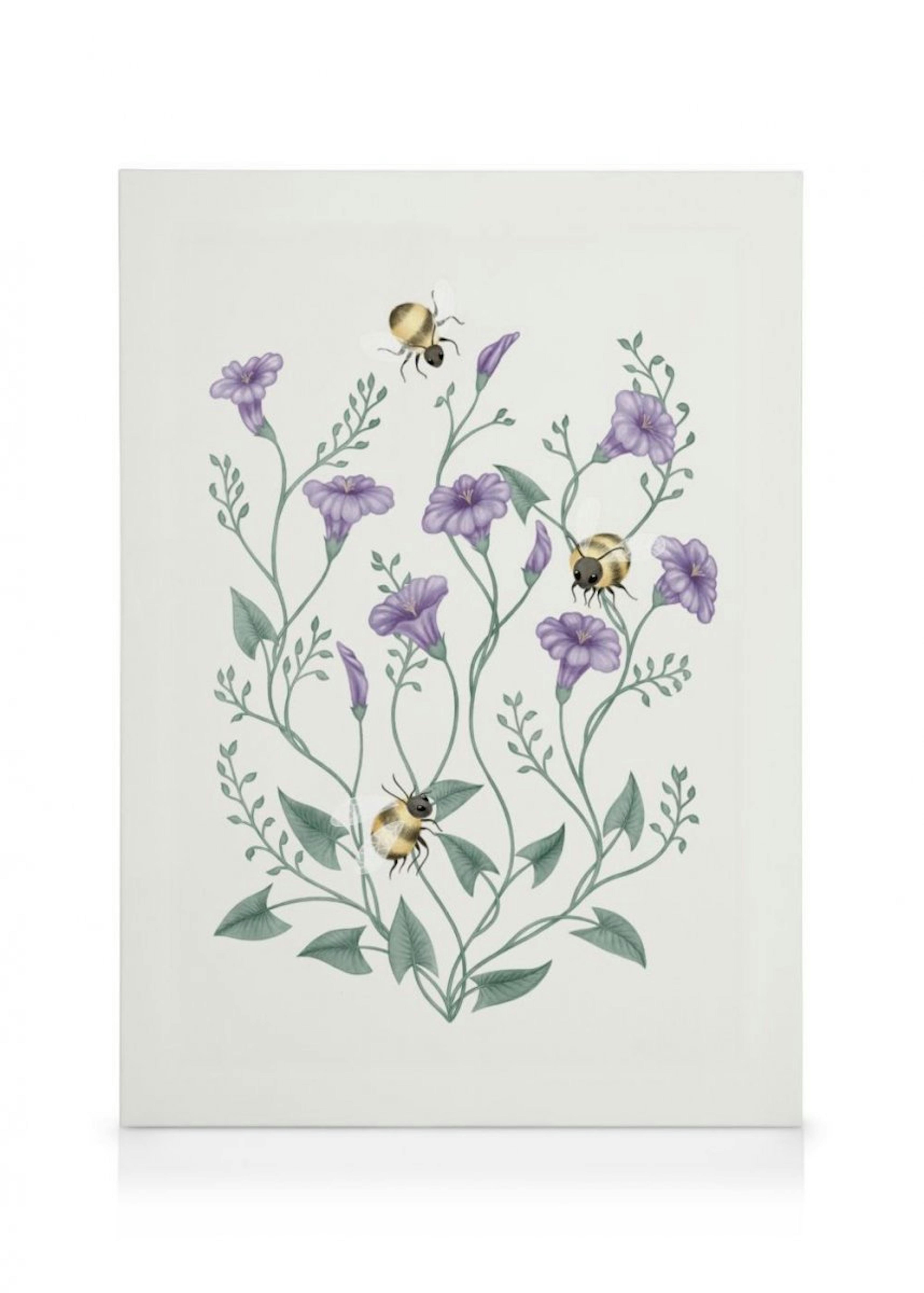 Bumblebee Flower Canvas Print thumbnail