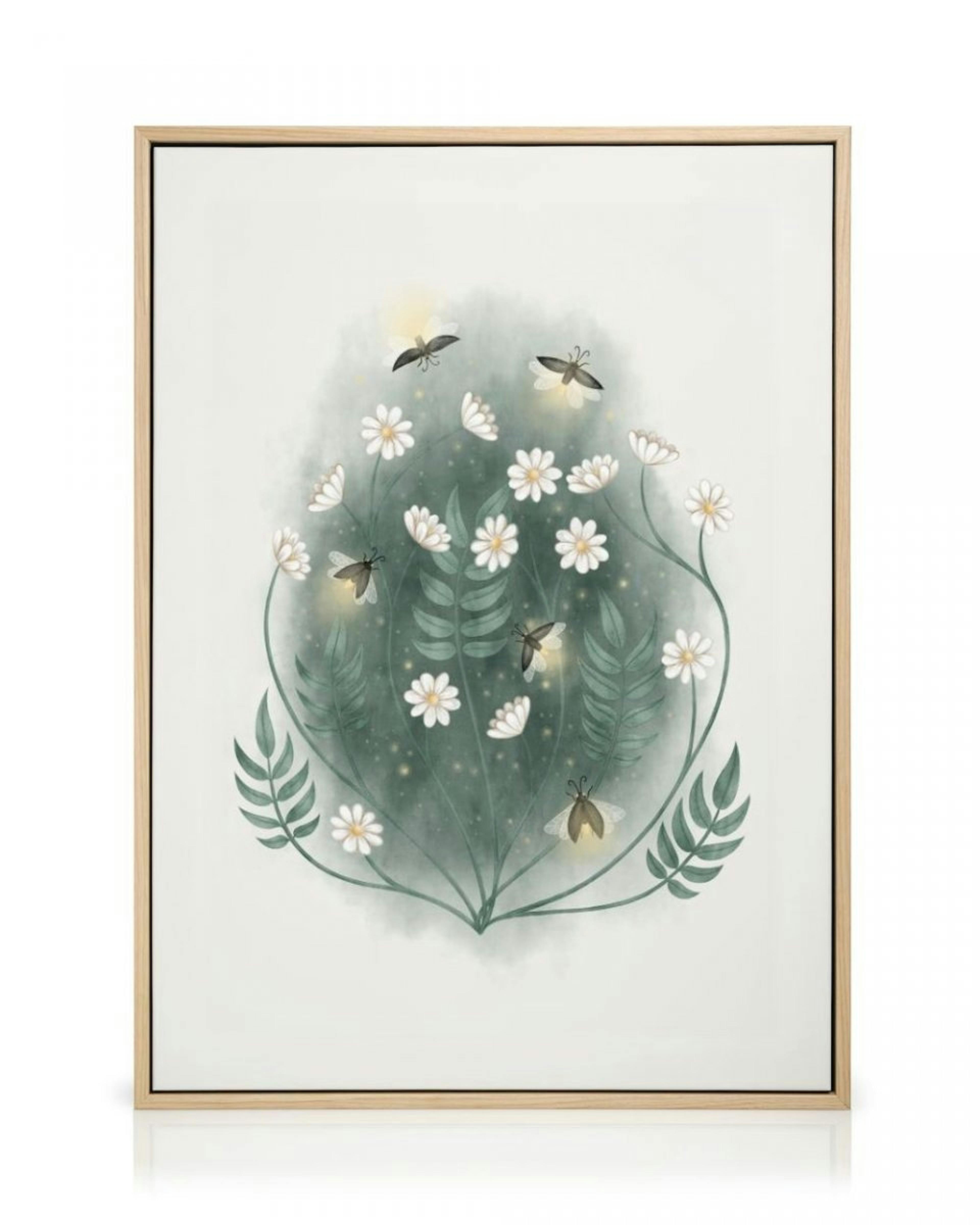 Firefly Flower Canvas Print thumbnail