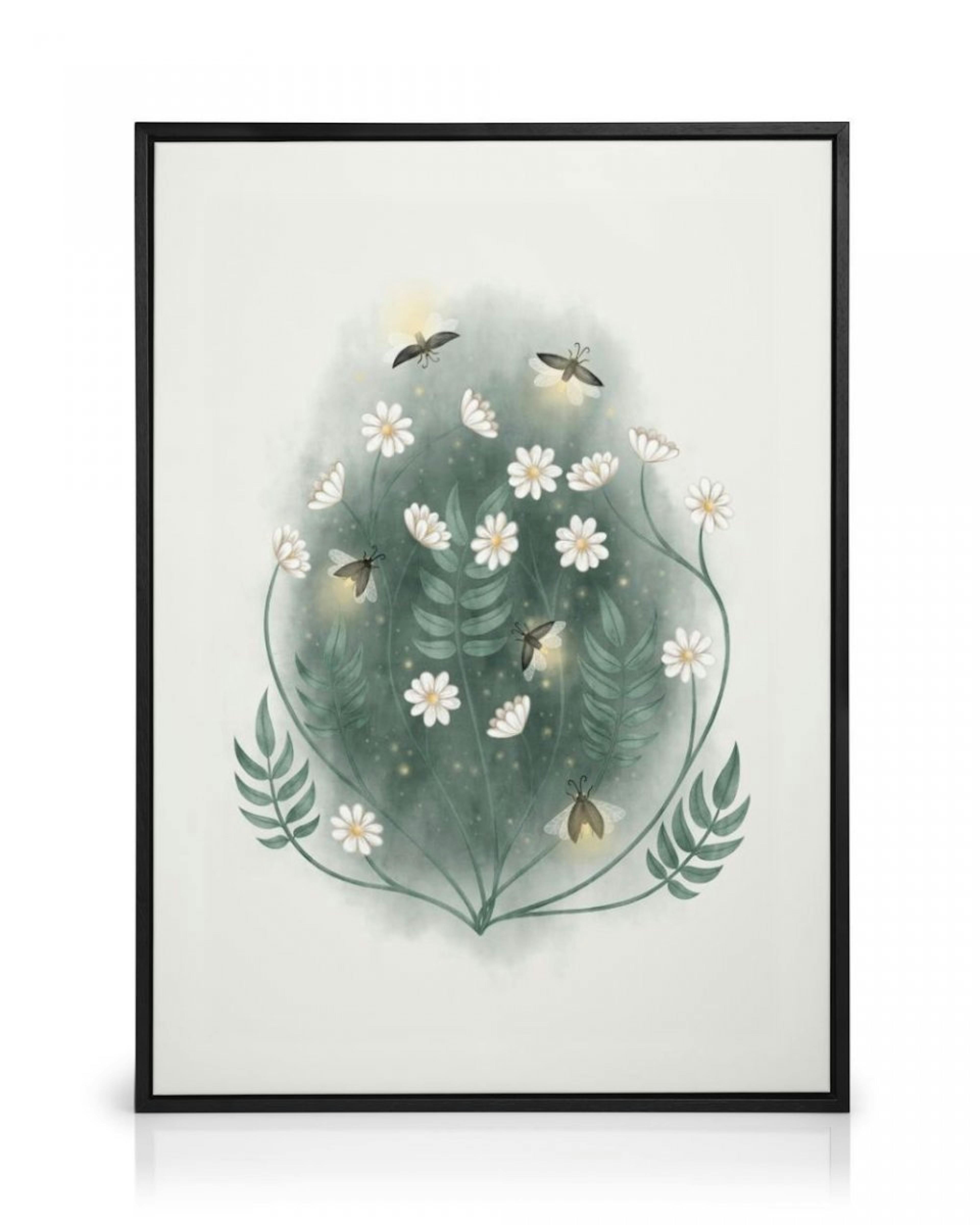 Firefly Flower Canvas Print thumbnail