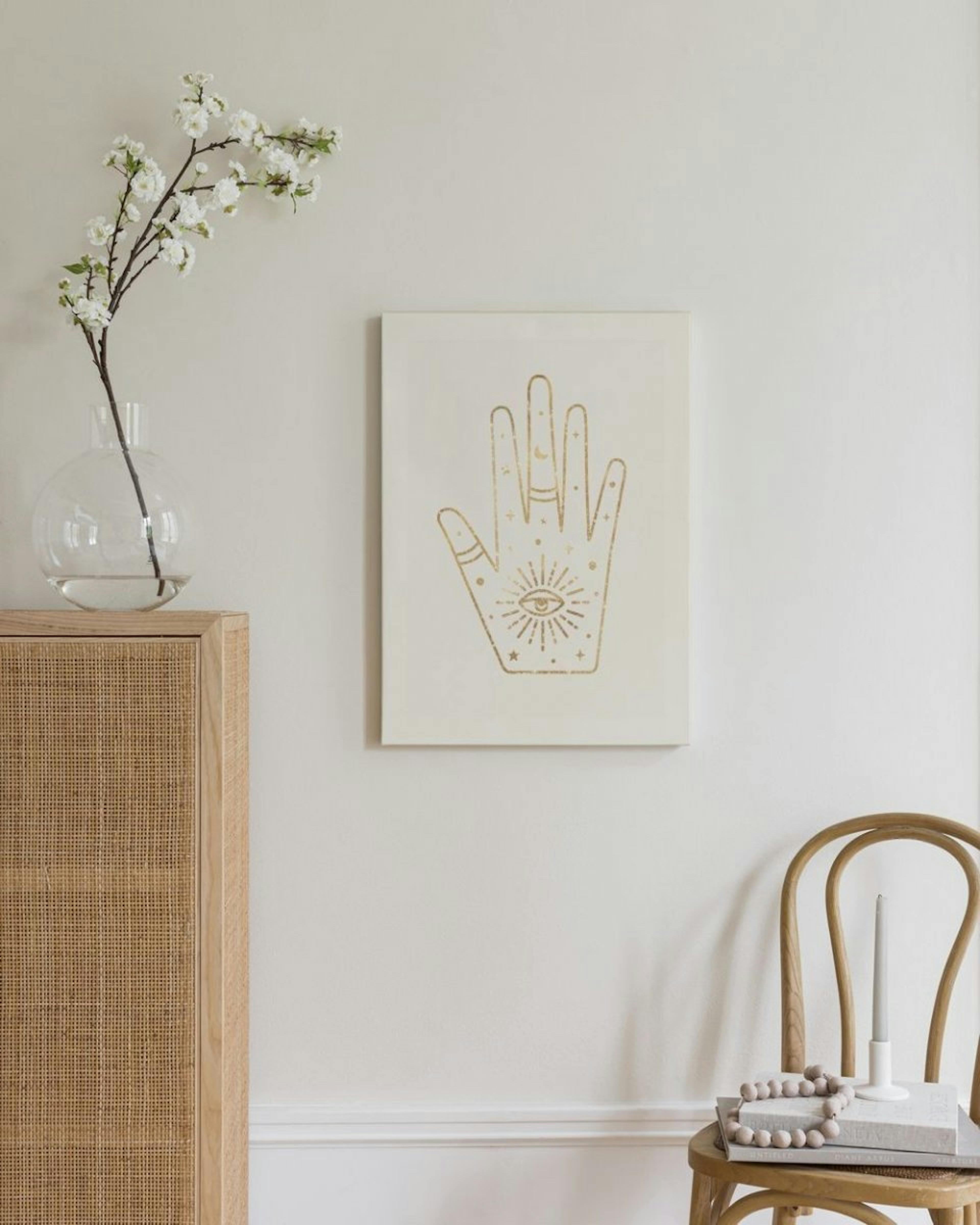 Golden Hand Canvas Print thumbnail