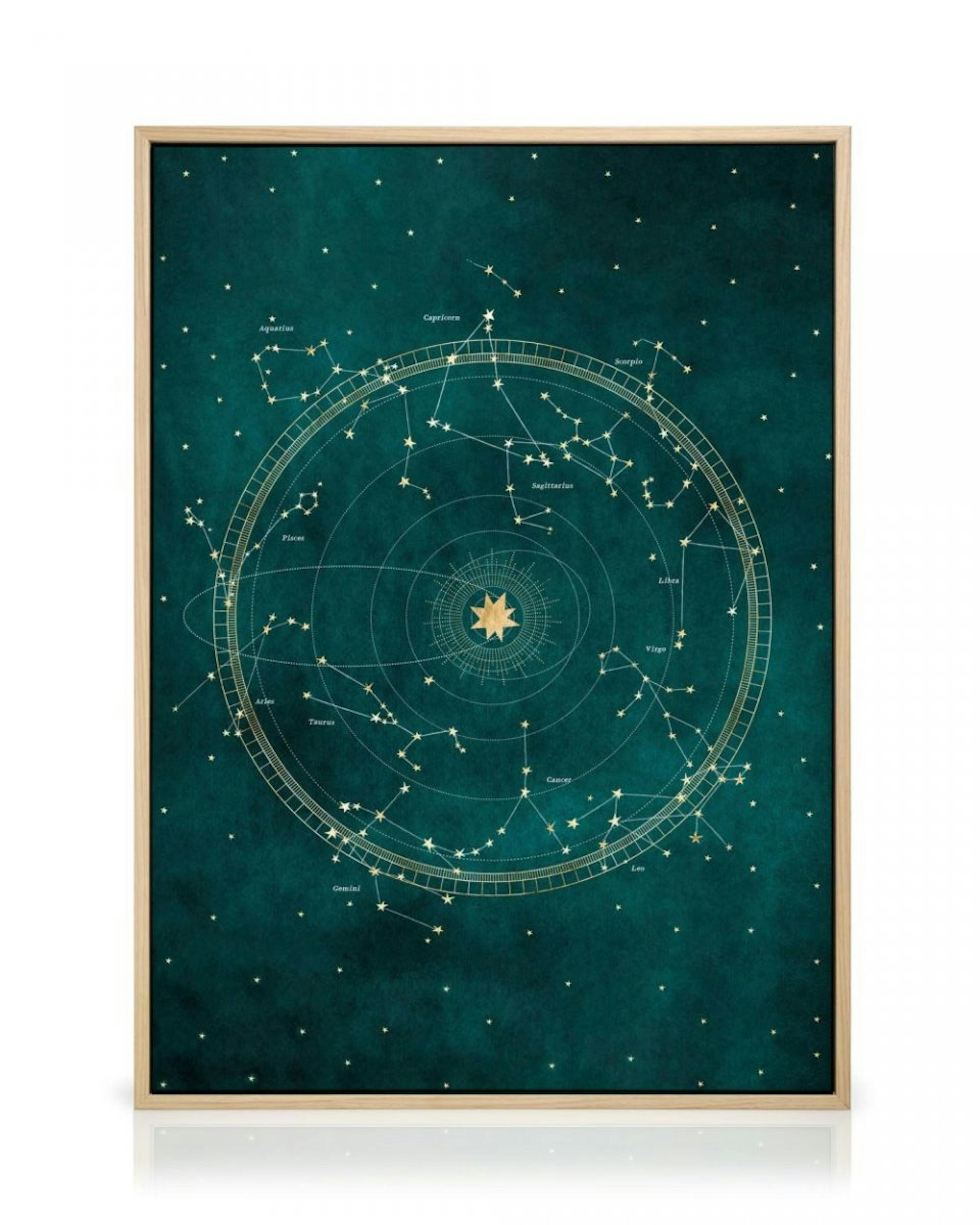Horoskooppi Kartta Kanvaasi thumbnail